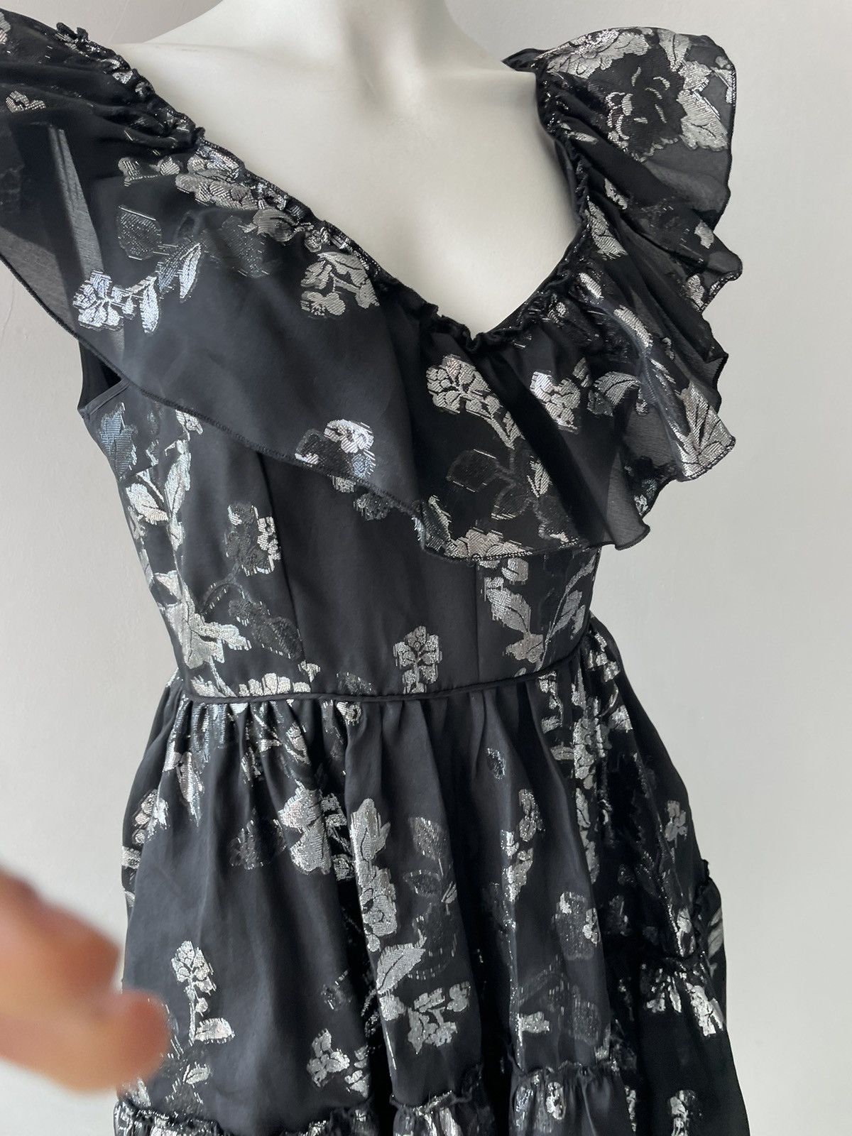 Vintage Machka silk dress Size M / US 6-8 / IT 42-44 - 15 Thumbnail