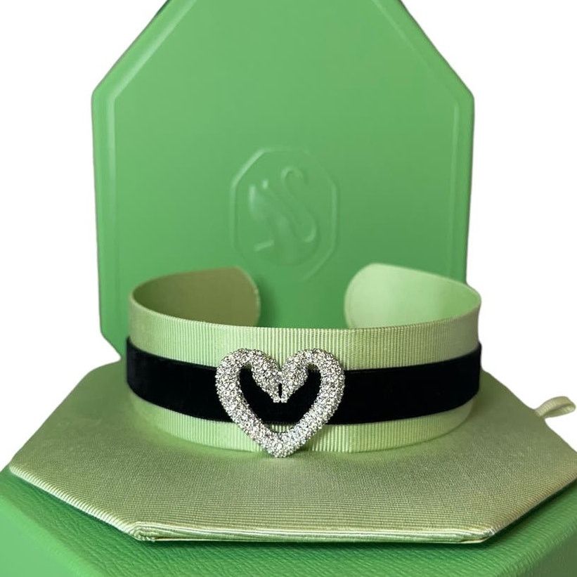 Swarovski Swarovski Una choker Swan Heart, White, Rhodium plated Size ONE SIZE - 1 Thumbnail