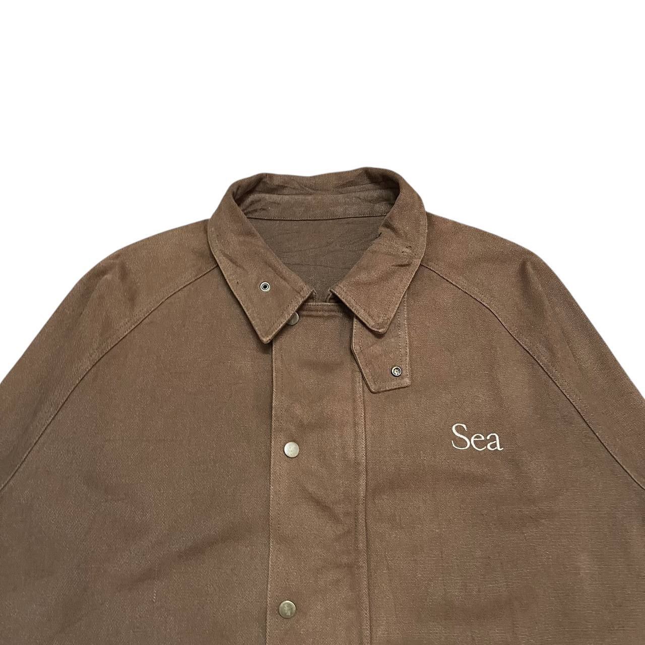 Japanese Brand Vintage Wind and Sea Canvas Brown Jacket Size US L / EU 52-54 / 3 - 4 Thumbnail