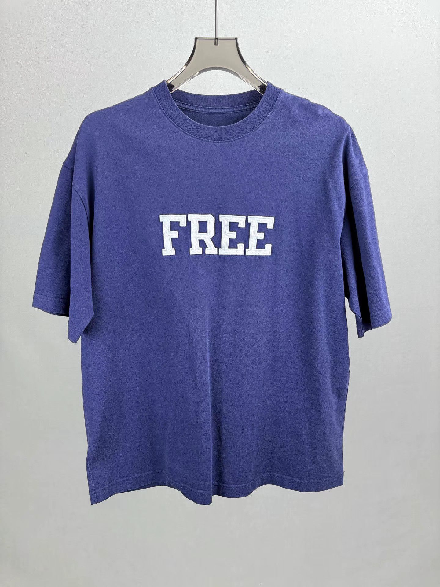 Balenciaga BALENCIAGA Logo Embroidered Short Sleeve Tee Size US XS / EU 42 / 0 - 1 Thumbnail