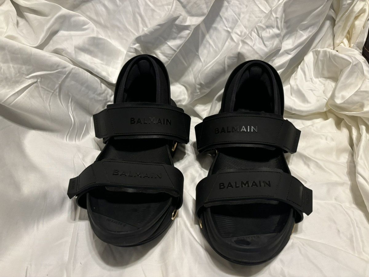 Balmain Used Balmain B-Bold open toe sandals unisex US 10 Size US 10 / IT 40 - 1 Thumbnail
