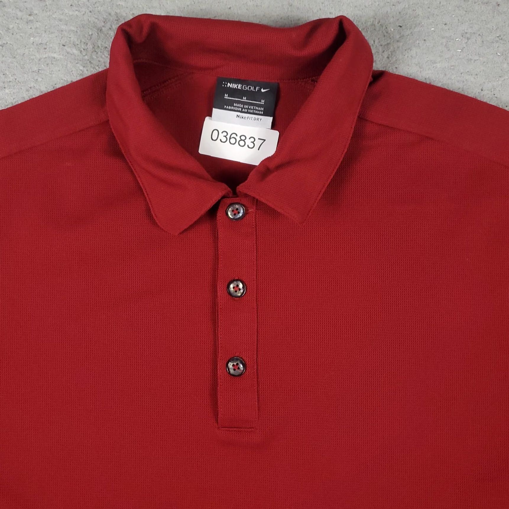 Nike VINTAGE is not applicable; Nike Polo Shirt Mens Medium Red Swoosh Golf Casual Short Sleeve Size US M / EU 48-50 / 2 - 2 Thumbnail