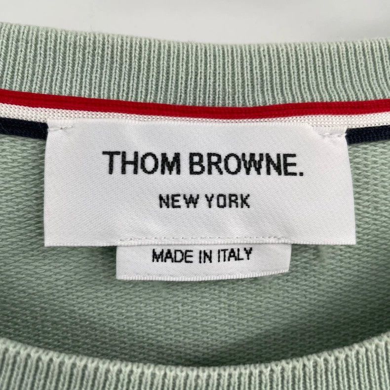 Thom Browne Thom Browne Lime green striped hoodie Size US L / EU 52-54 / 3 - 3 Thumbnail