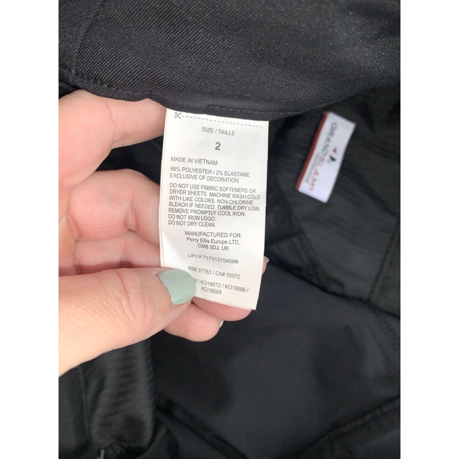 Vintage Grand Slam Comfort Stretch Waistband On Course Black Golf Shorts Women’s 2 NWT- Size 26" / US 2 / IT 38 - 5 Thumbnail