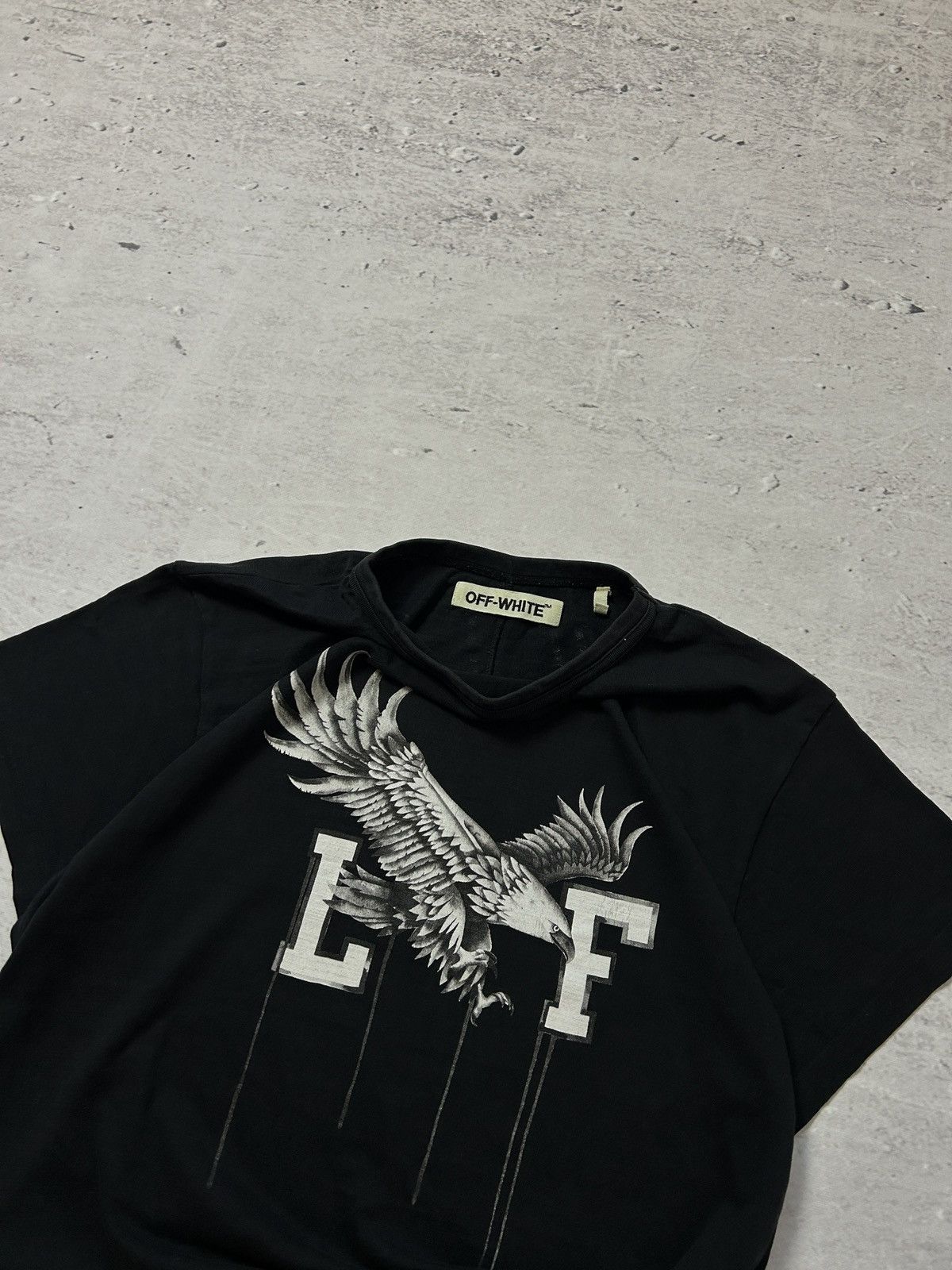 Off-White 💥Off White Virgil Abloh Othello’s Eagle Cut Off Big Logo Tee Size US M / EU 48-50 / 2 - 8 Thumbnail