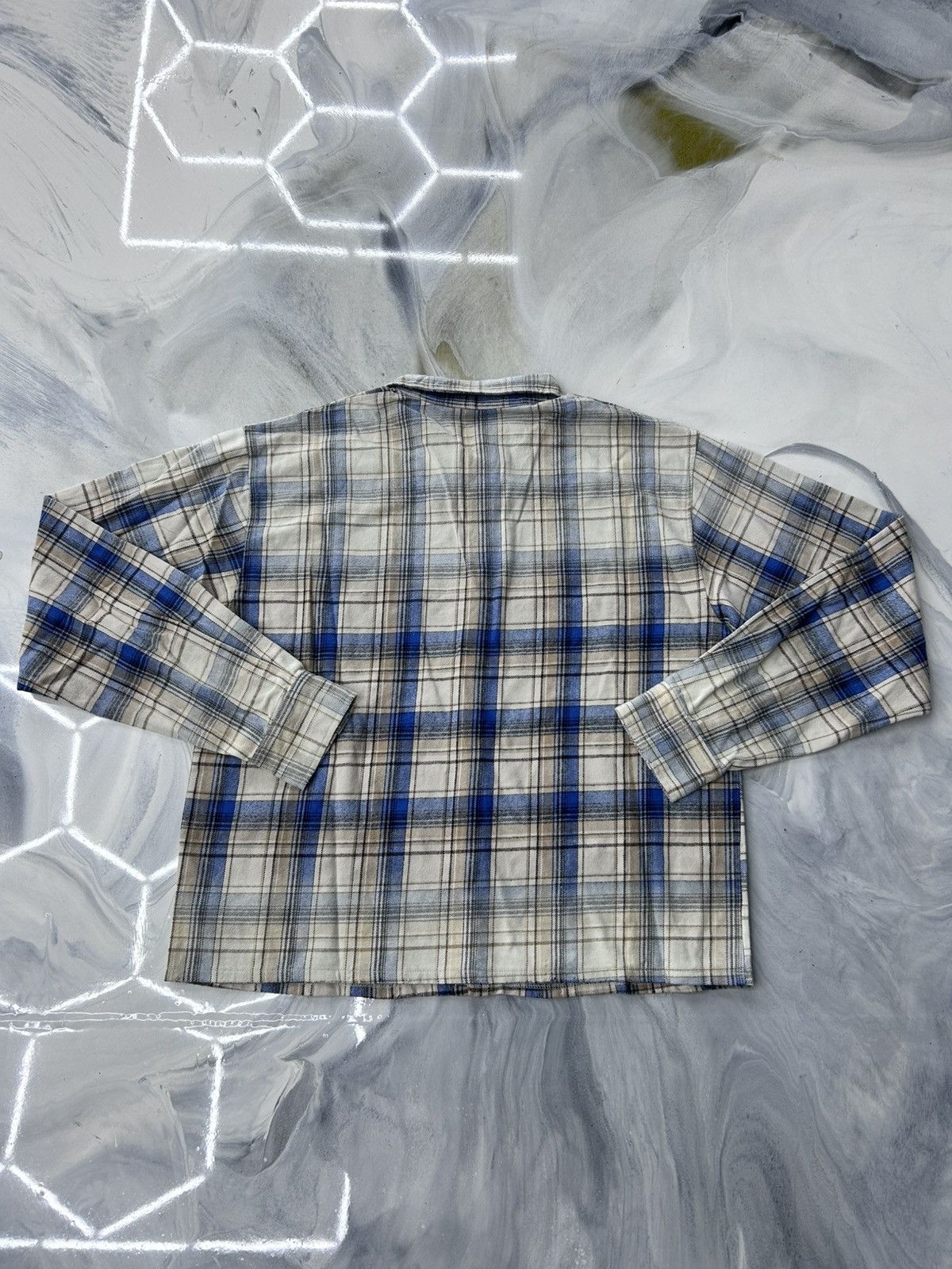 Vale Vale Skyfall Crystal Flannel White Blue Size L Size US L / EU 52-54 / 3 - 2 Thumbnail