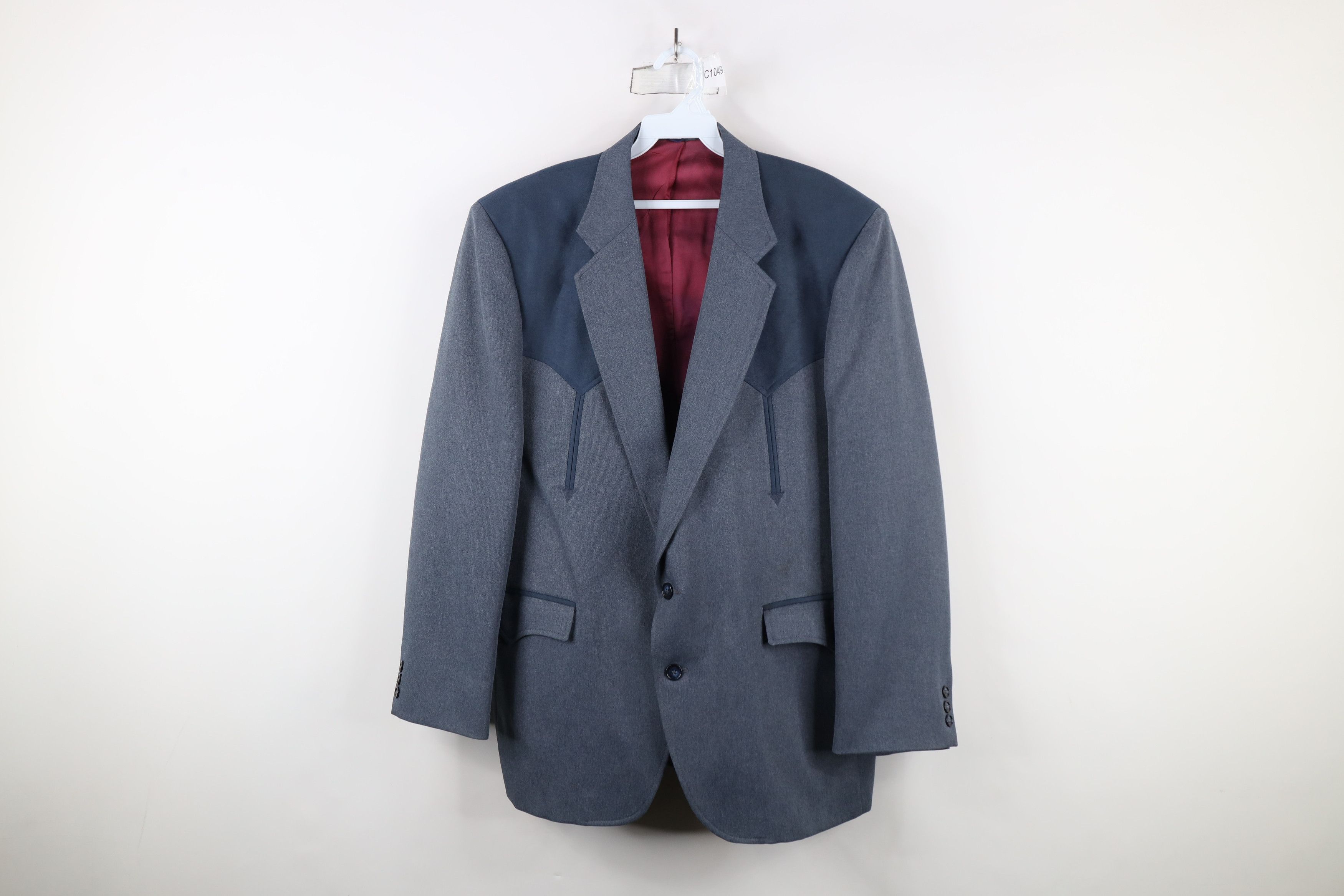 Vintage Vintage 90s Rockabilly Rodeo 2 Button Blazer Suit Jacket USA Size US XXL / EU 58 / 5 - 1 Thumbnail