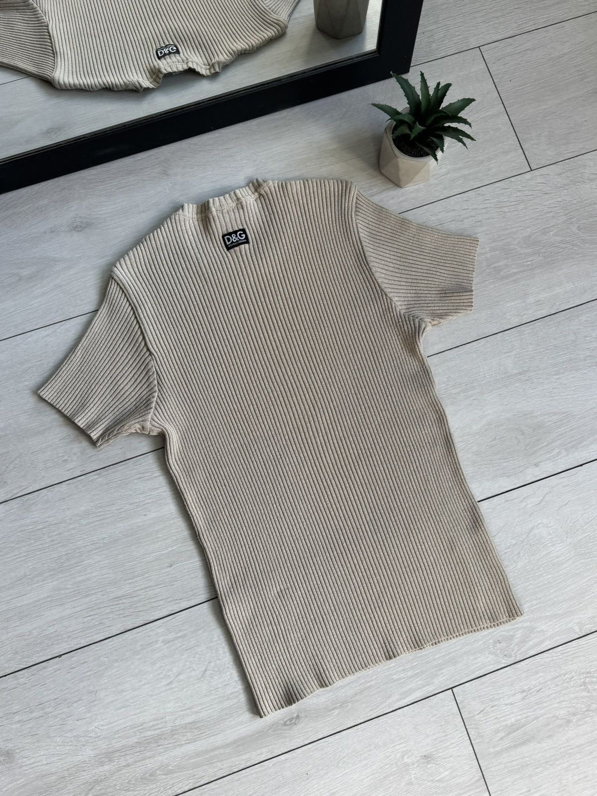 Dolce & Gabbana Vintage Dolce & Gabbana Knitted T-shirt Size M / US 6-8 / IT 42-44 - 9 Thumbnail