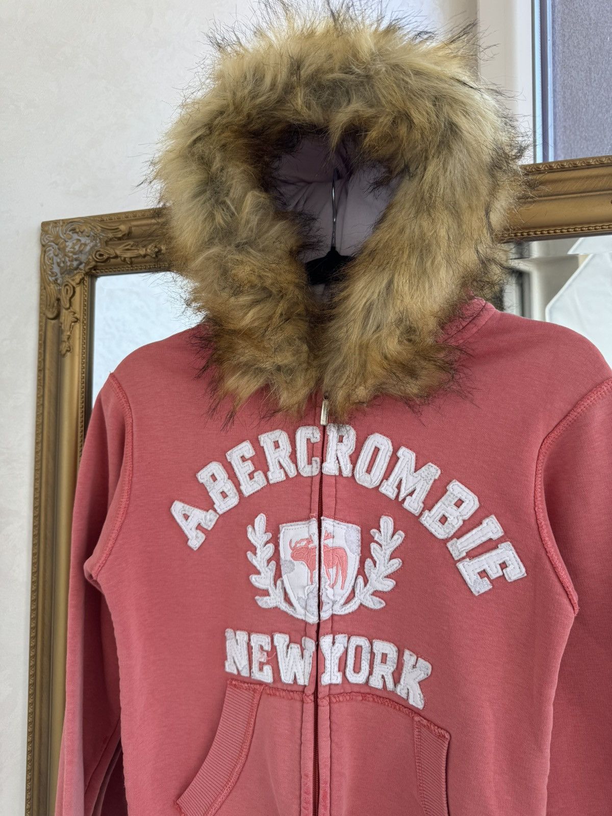 Abercrombie & Fitch Abercrombie & Fitch Zip Fur Hoodie if six was nine LGB style Size M / US 6-8 / IT 42-44 - 3 Thumbnail