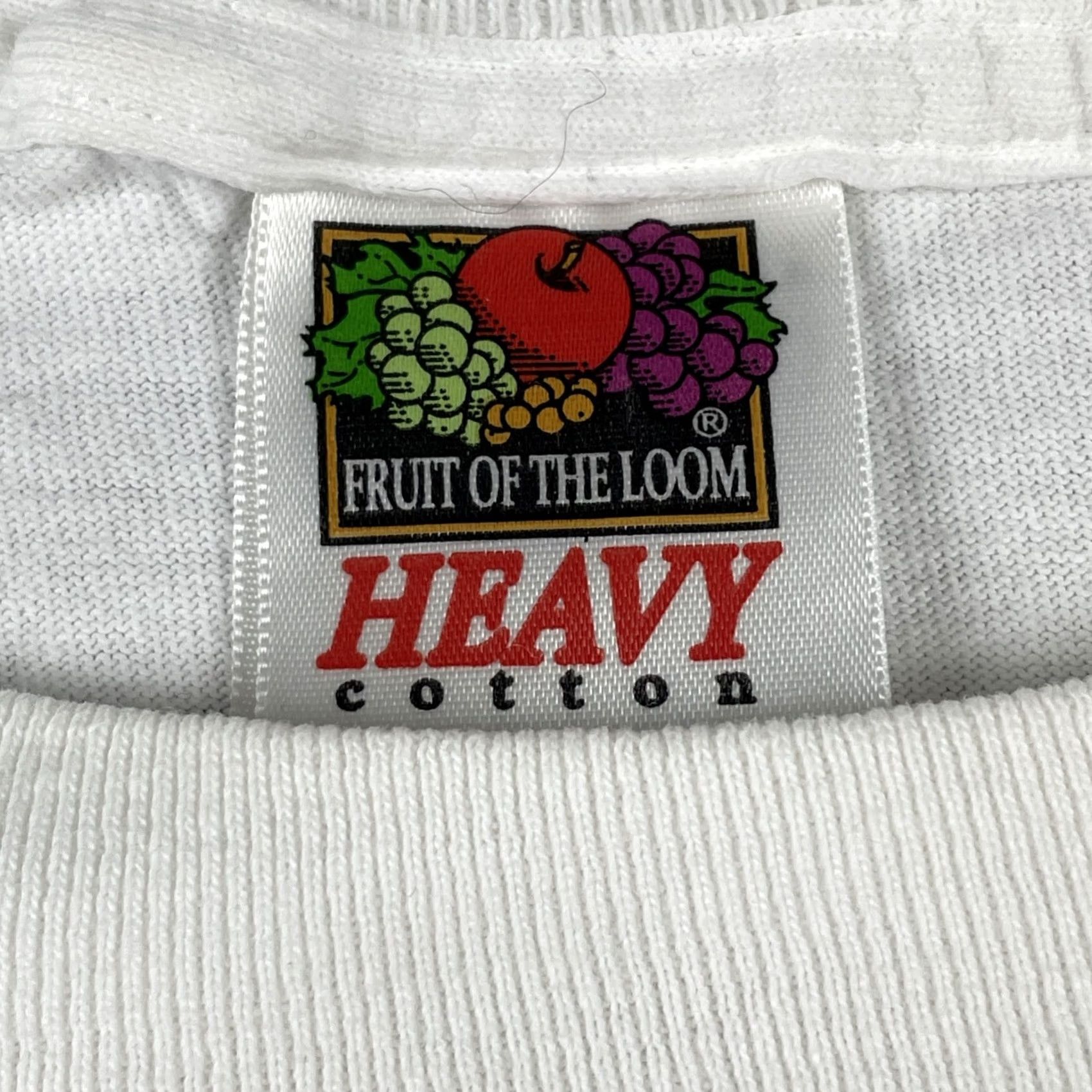 Fruit Of The Loom VINTAGE FOTL Shirt XL White 90s USA Travel Runner Cotton Men New Balance Massachusetts April 16 2000 Size US XL / EU 56 / 4 - 7 Thumbnail