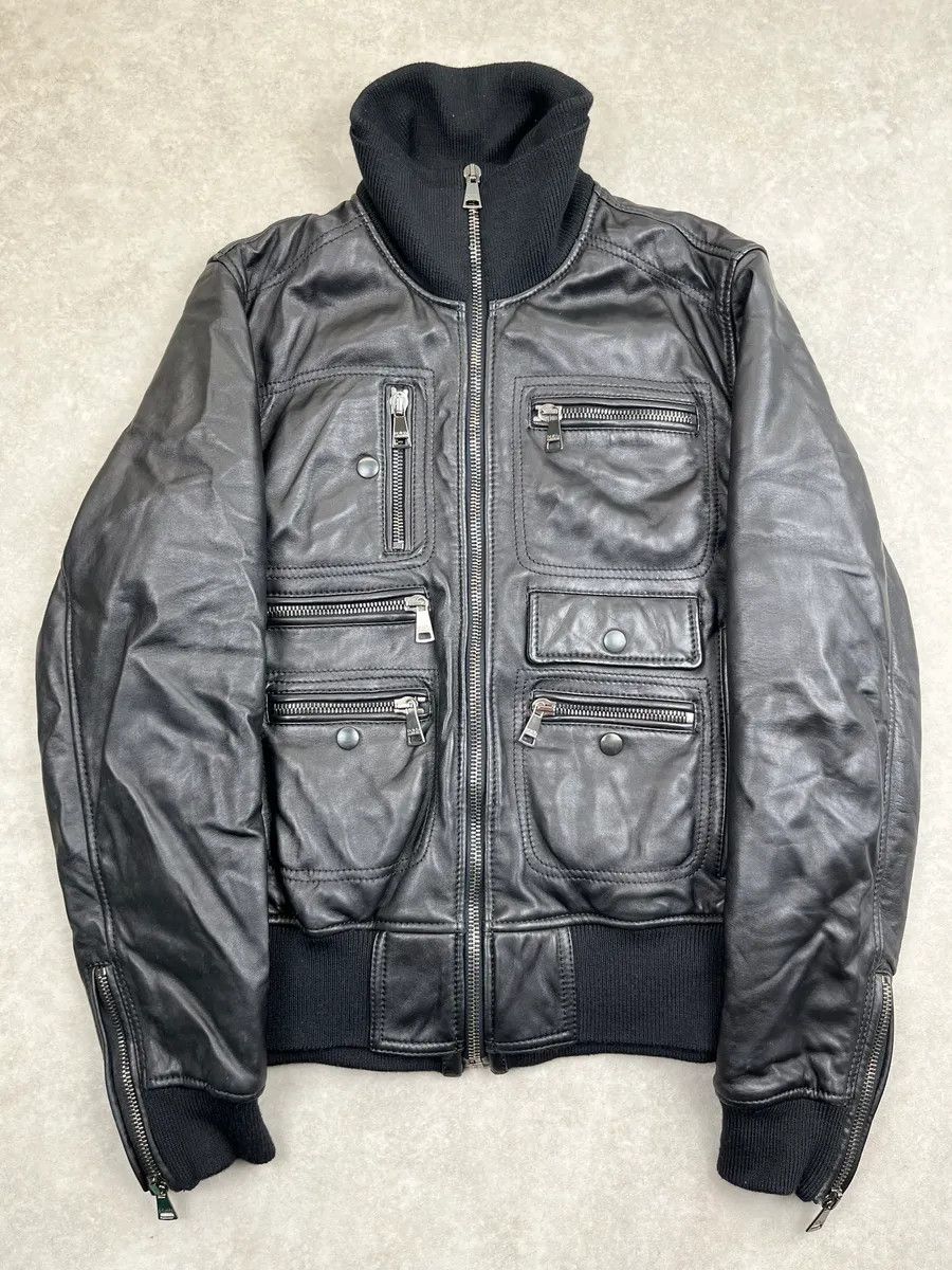 Dolce & Gabbana 2000s Dolce & Gabbana Black Sheepskin Leather
