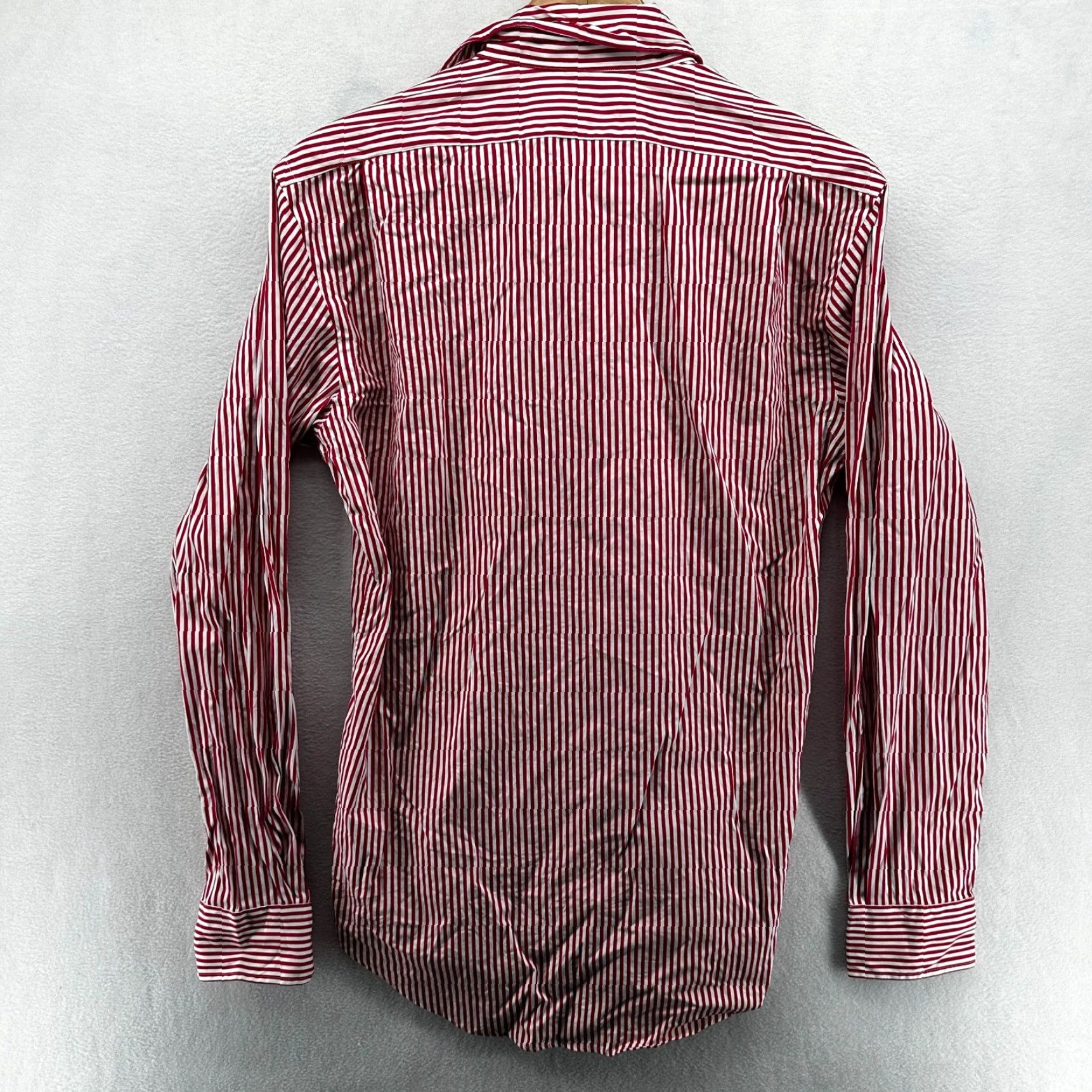 Ralph Lauren Polo By Ralph Lauren Dress Shirt Pink White Striped Custom Fit 15 M Men Shirts / Dress Shirt / Casual Formal Mens Size 40R - 2 Thumbnail