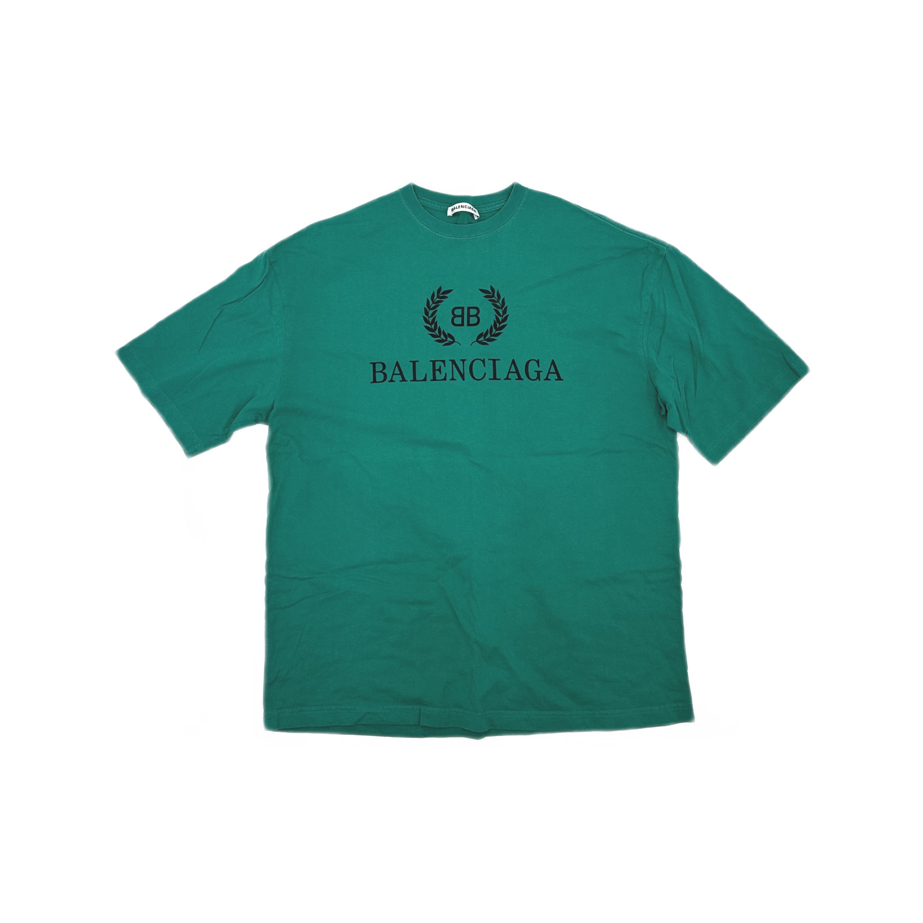 Balenciaga Balenciaga Laurel Logo T-Shirt Size XS Size US XS / EU 42 / 0 - 1 Thumbnail