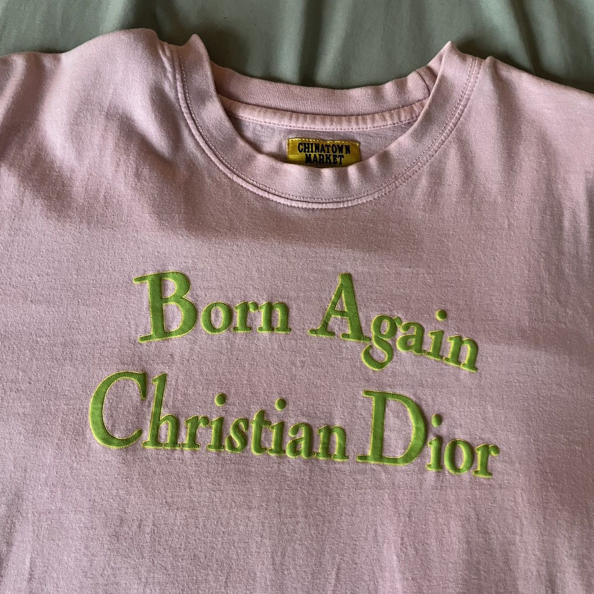 Market Chinatown Market Born Again Dior Shirt Size US L / EU 52-54 / 3 - 1 Thumbnail