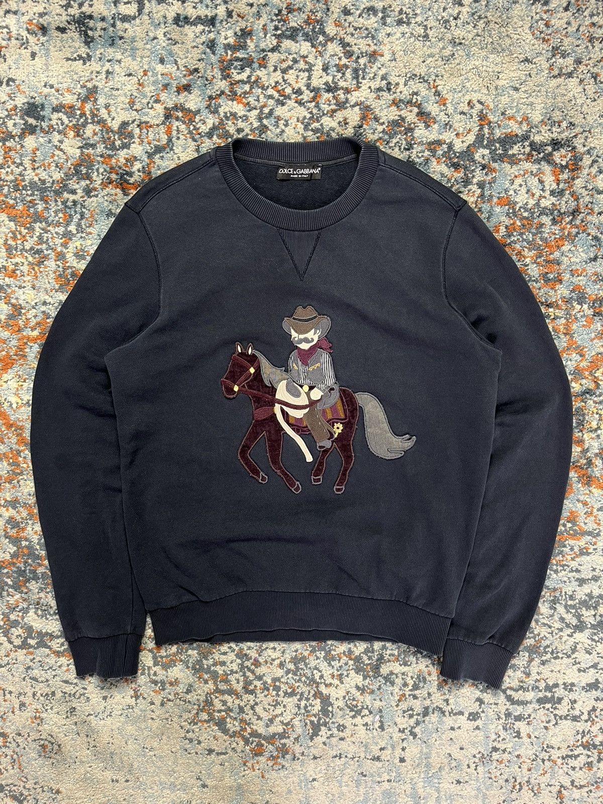 Vintage 00s Dolce & Gabbana Cowboy sweatshirt