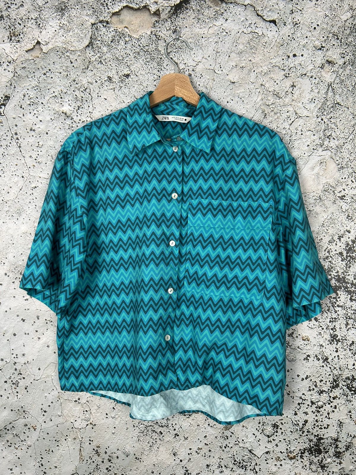 Other Zara Hawaiian Crazy Shirt Hype Streetwear Skate Size US S / EU 44-46 / 1 - 1 Thumbnail