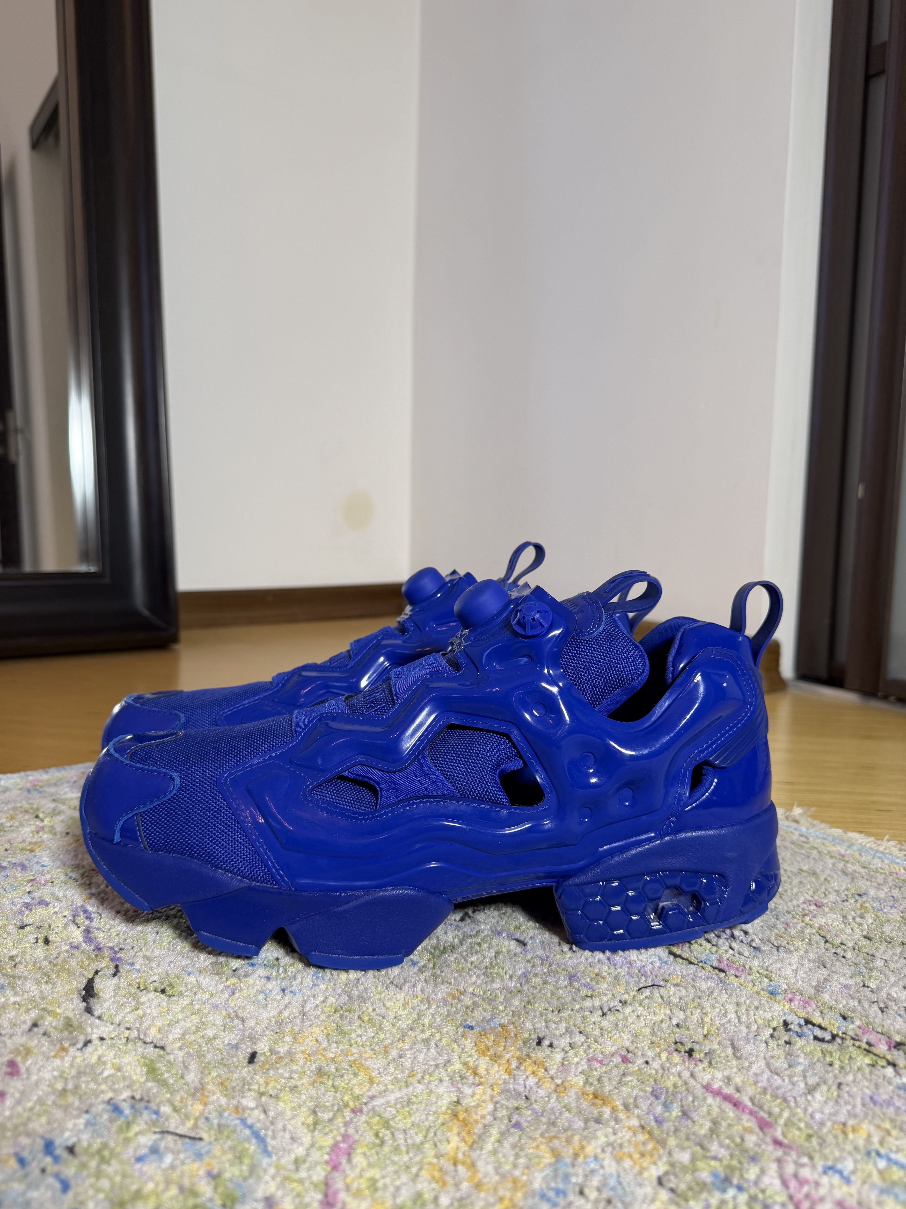 Juun.J × Reebok Juun.J Blue Reebok Edition Instapump Fury OG Sneakers Size US 12 / EU 45 - 1 Thumbnail
