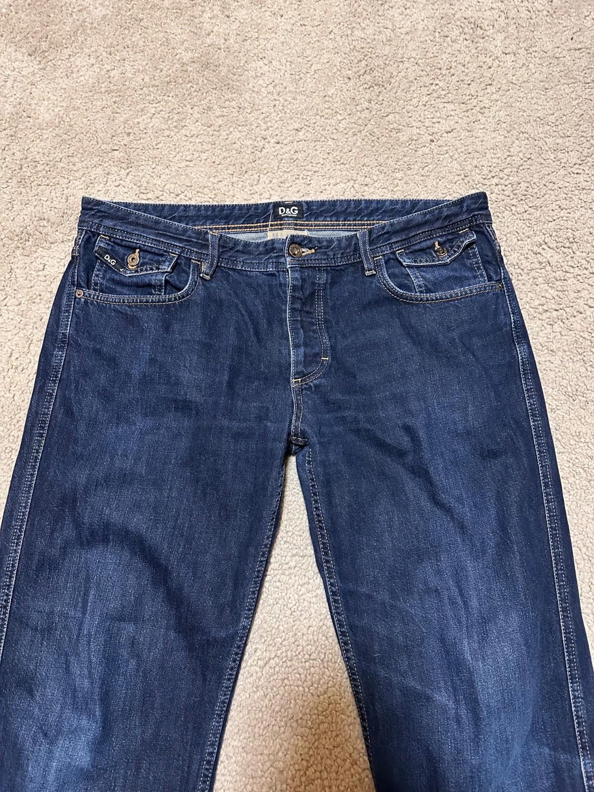 Dolce & Gabbana Dolce & Gabbana Magic Jeans Mens 36 Dark Wash Button Fly Size US 36 / EU 52 - 6 Thumbnail