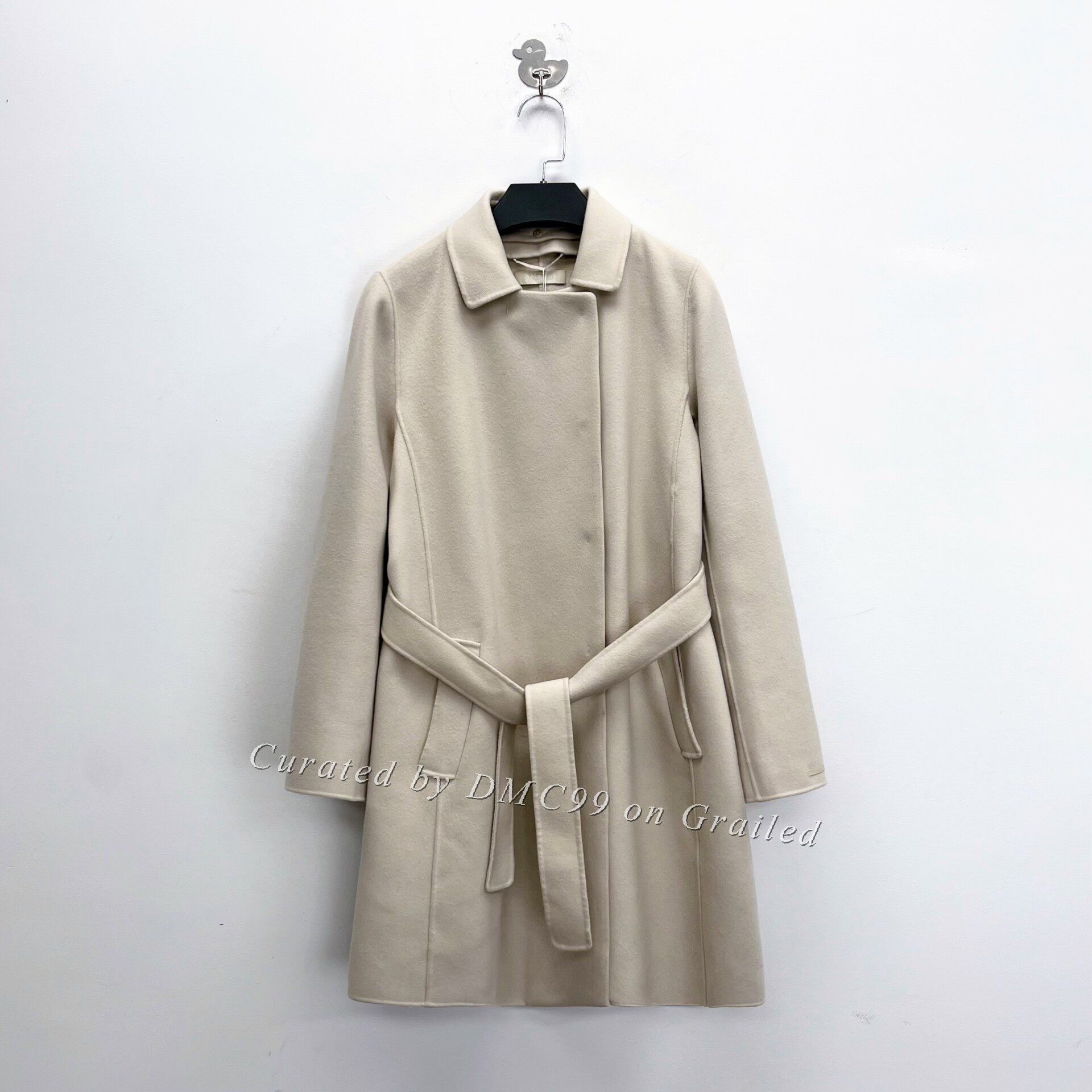 Max Mara MaxMara 2025 Wool Belted Long Coat Size S / US 4 / IT 40 - 1 Thumbnail