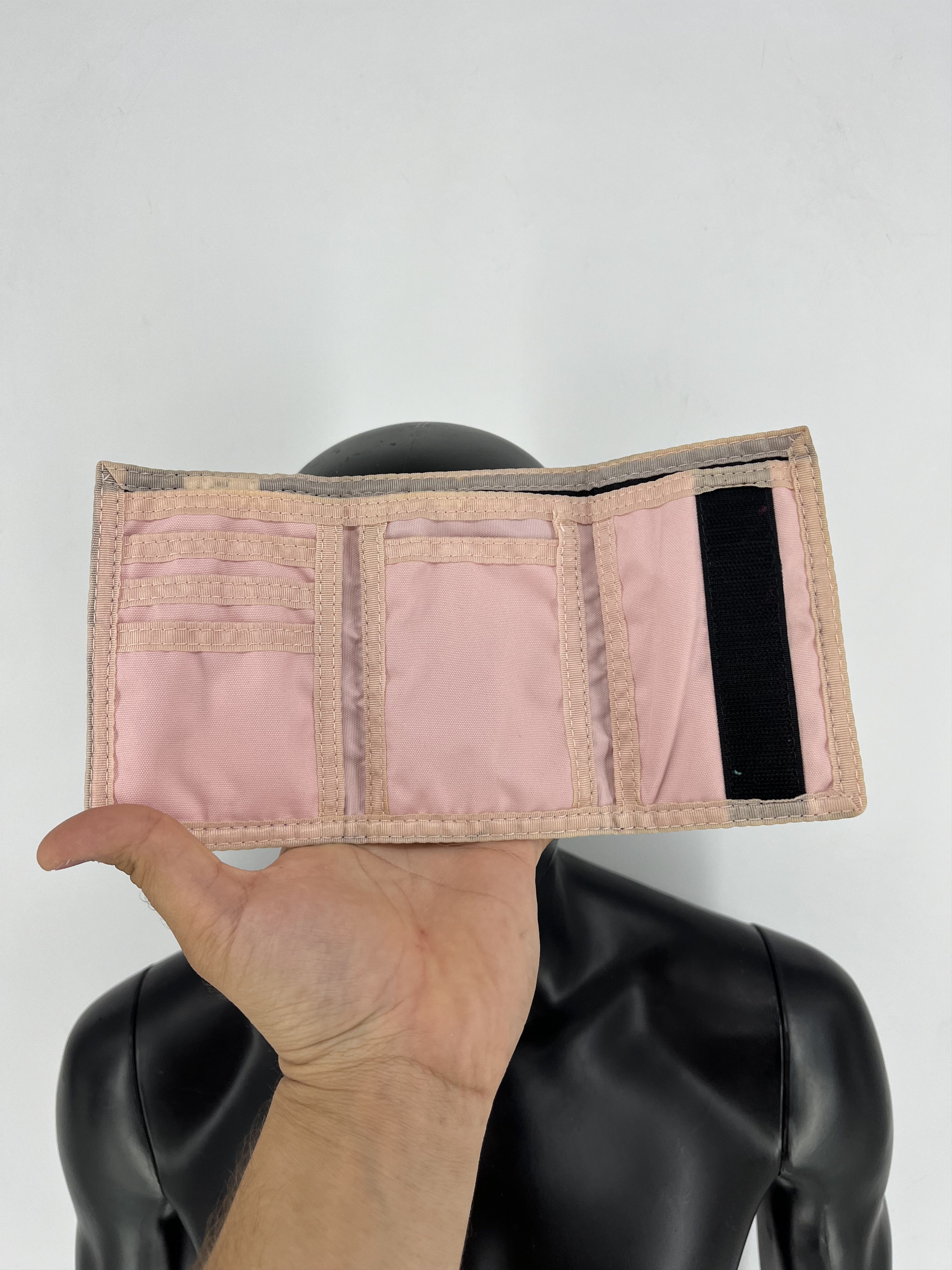 Nike × Vintage Vintage 90s Nike Pink swoosh functionality wallet Size ONE SIZE - 3 Thumbnail