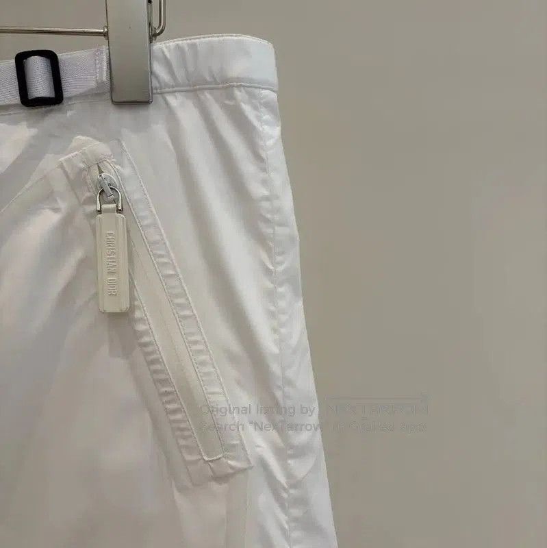 Dior Dior Pleated White Mini Skirt Summer Collection . Size 22" - 4 Thumbnail