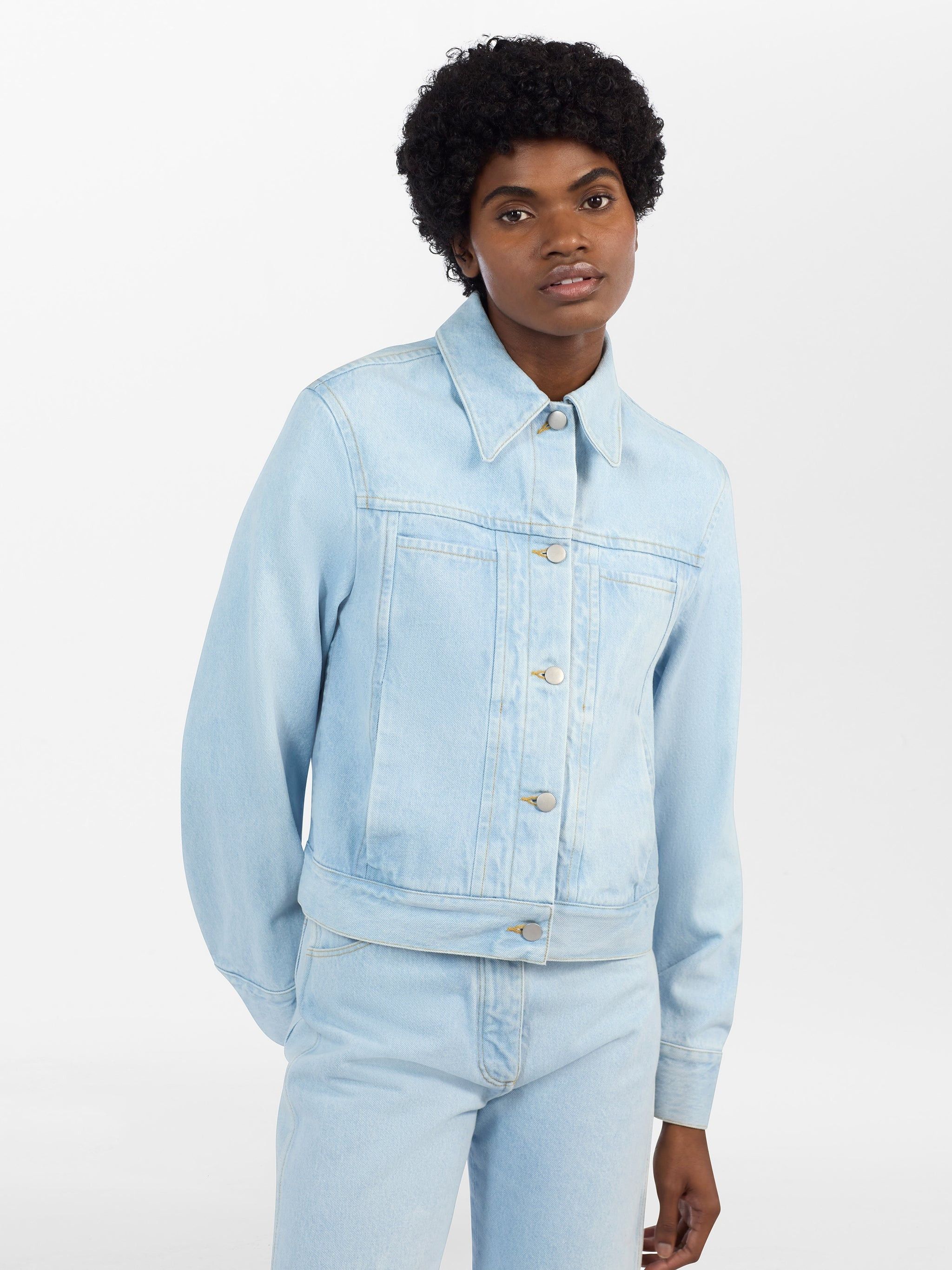 Studio Nicholson o1mle0525 Tahoe Denim Jacket in Blue Size M / US 6-8 / IT 42-44 - 6 Thumbnail