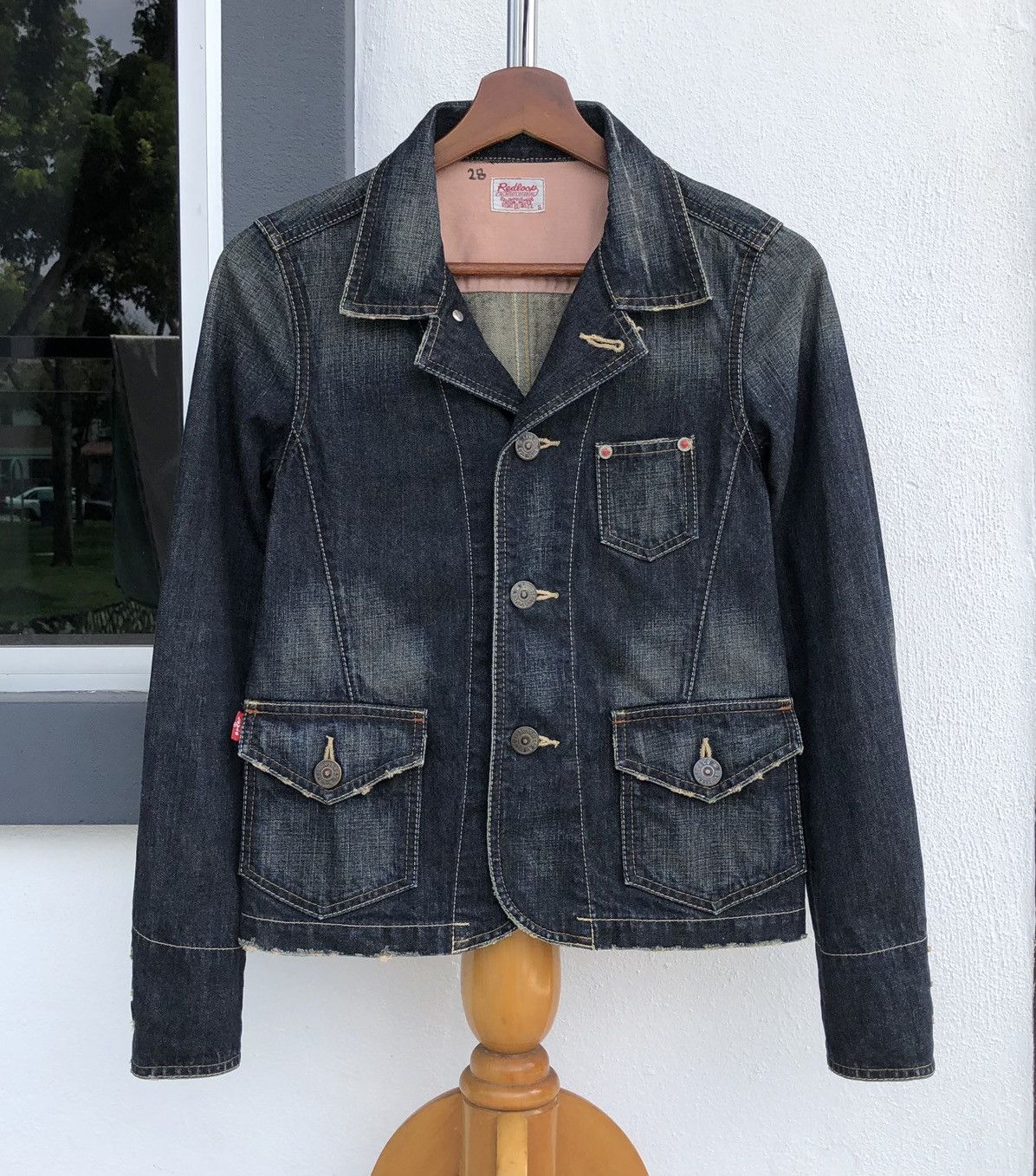 Levi's Vintage Levis Redloop Women Denim Trucker Jacket Size S / US 4 / IT 40 - 1 Thumbnail