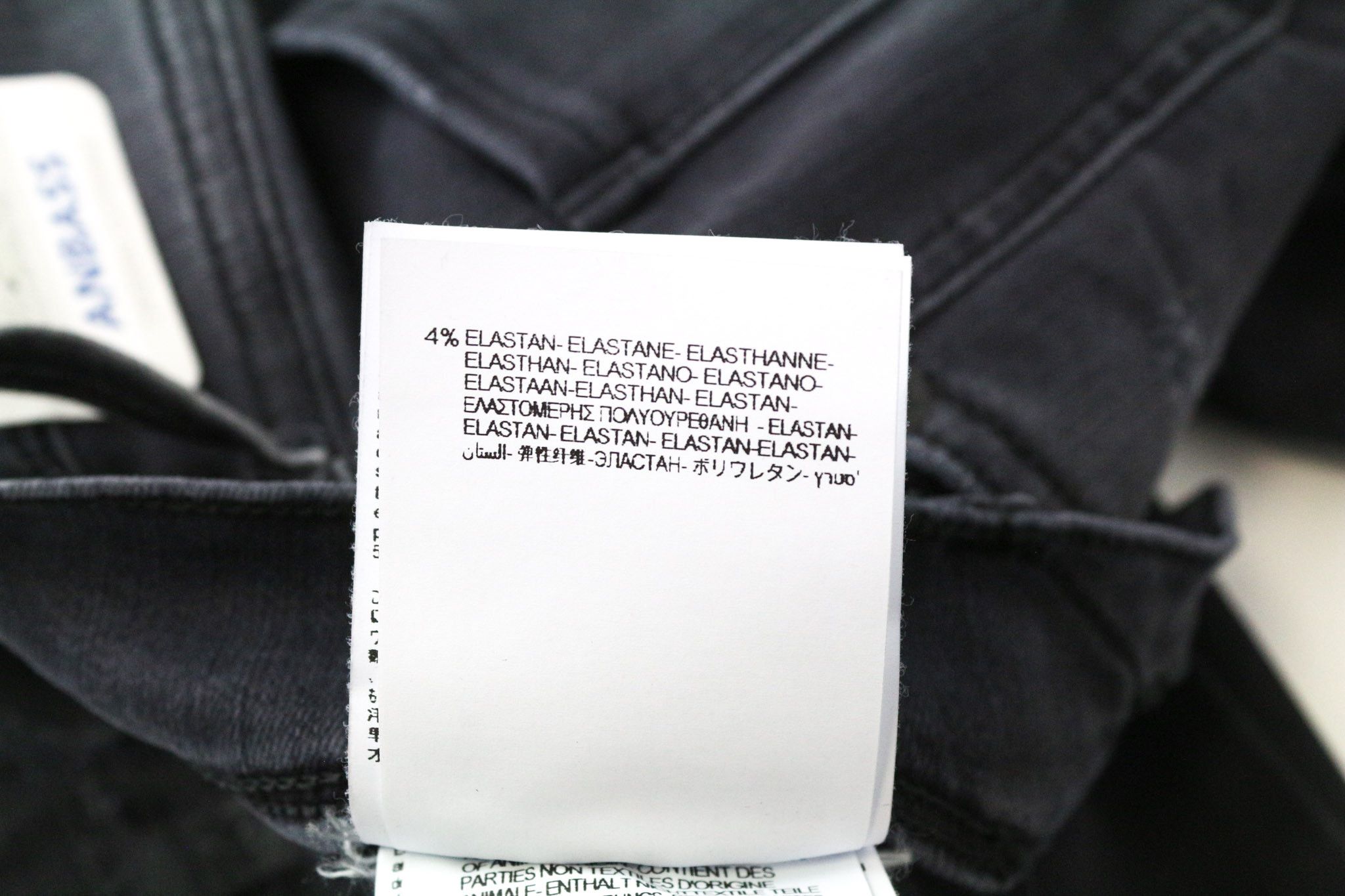 Replay ANBASS W28/L32 Slim Grey Blue Stretch Jeans 74058 Size US 28 / EU 44 - 7 Thumbnail