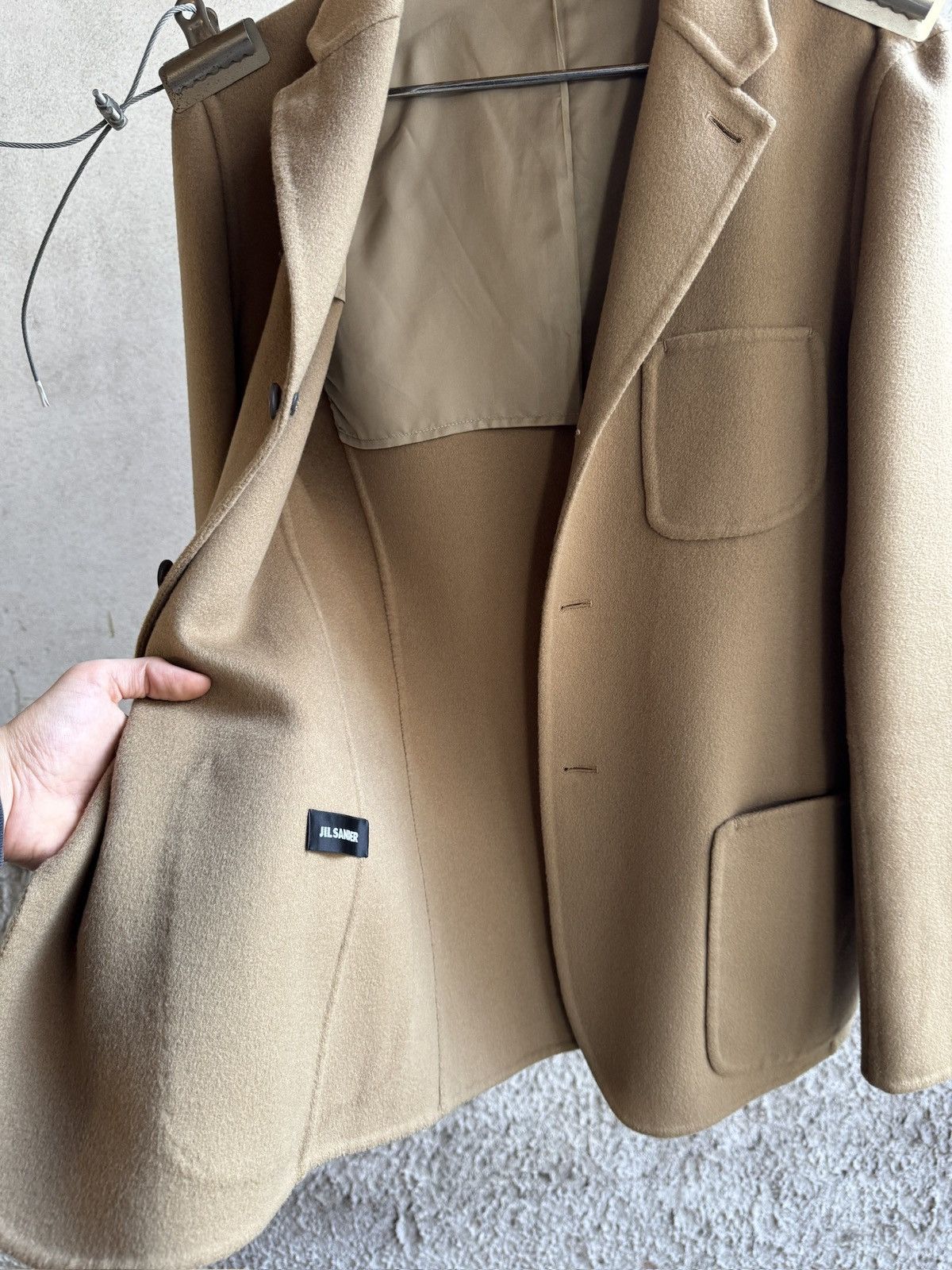 Jil Sander Jil Sander by Raf Simons double wool/cashmere blazer jacket Size 46R - 9 Thumbnail