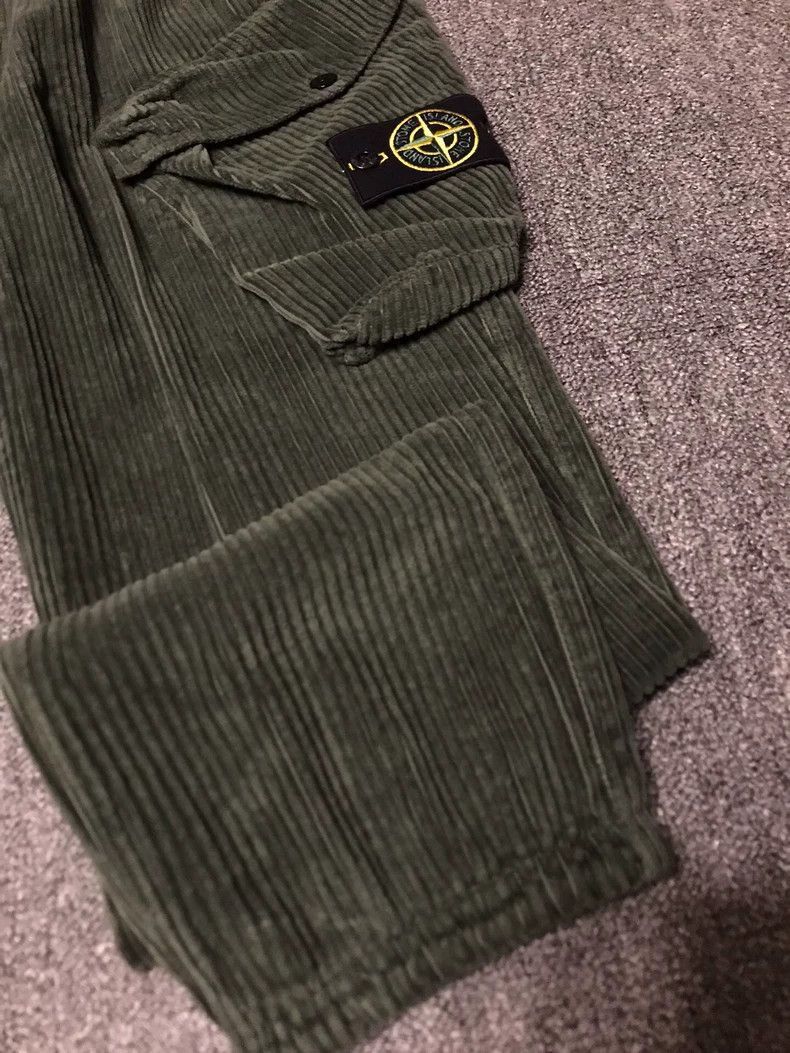 Stone Island Stone Island Corduroy Military Casual Pants -2506 Size US 31 - 3 Thumbnail