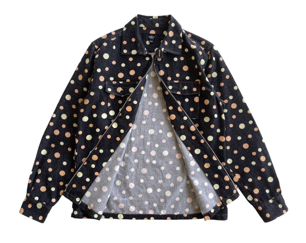 Yohji Yamamoto Ined Homme Yohji Yamamoto Polka Dot Zip Up Jacket Size US S / EU 44-46 / 1 - 6 Thumbnail