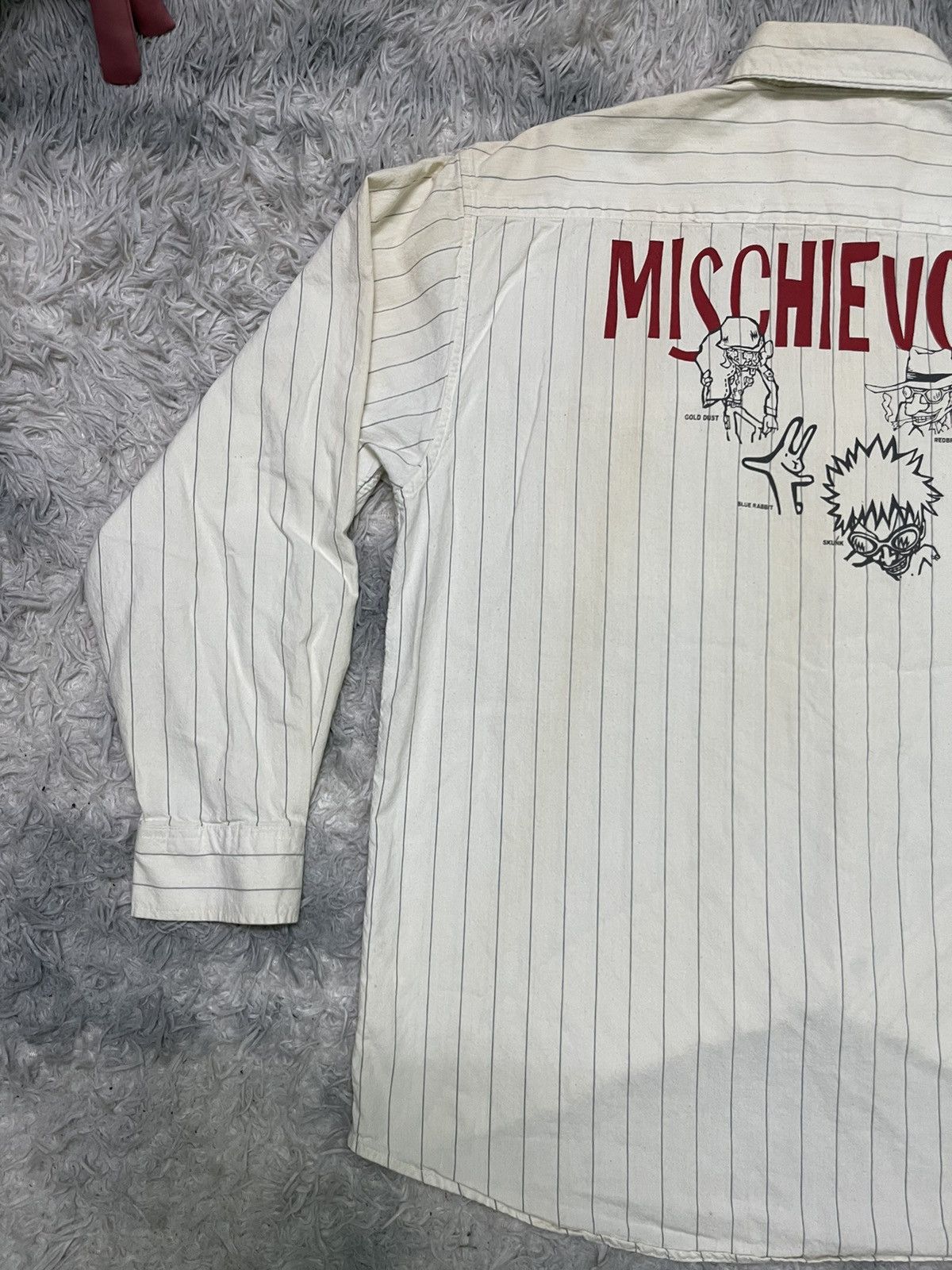 Anime 2000s MISCHIEVOUS EMI NAXAYAMA BUTTON UP RARE Size US L / EU 52-54 / 3 - 10 Thumbnail