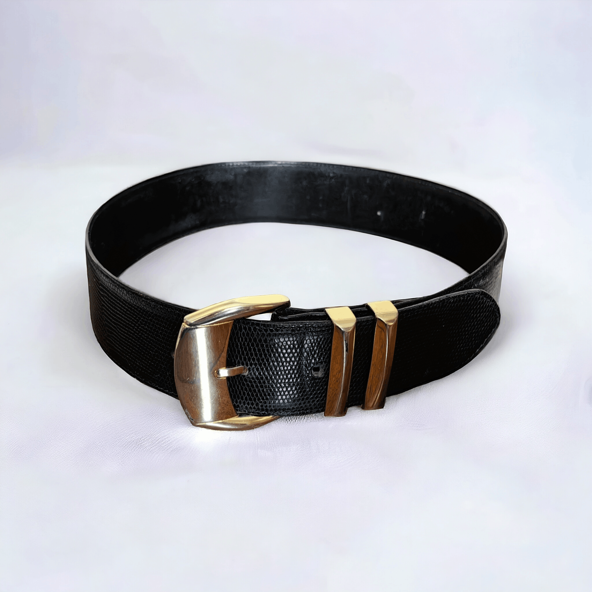 Versace Istante by Gianni Versace Snakeskin Western Belt 70/28 Size ONE SIZE - 1 Thumbnail