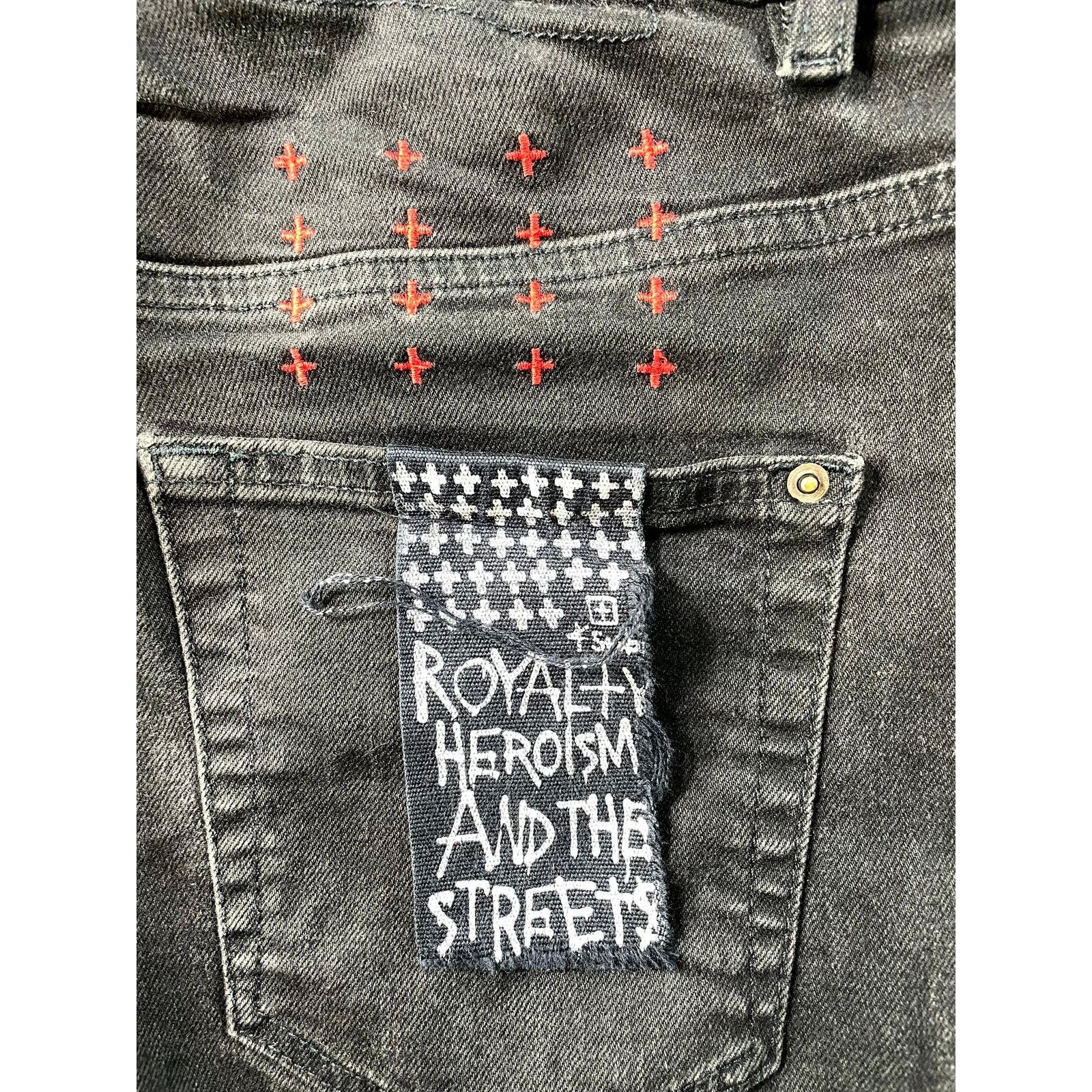 Ksubi Ksubi Black & Red Jeans Size US 30 / EU 46 - 7 Thumbnail