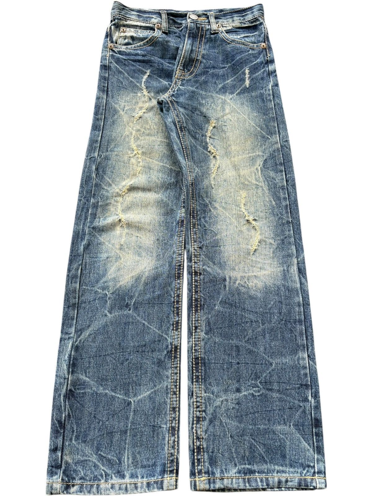 Diesel Vintage Japanese Brand Rusty Wash Distressed Jeans Size 27" / US 4 / IT 40 - 1 Thumbnail