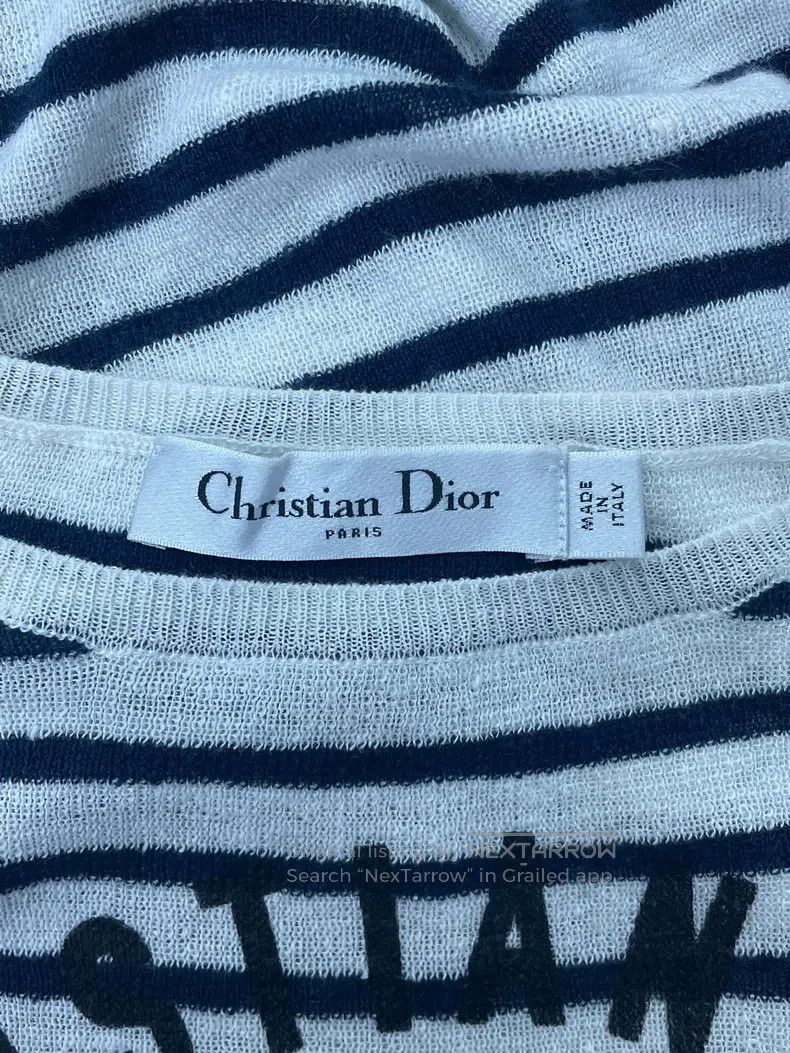 Dior Dior 25 early autumn blue and white striped five-pointed s Size XS / US 0-2 / IT 36-38 - 4 Thumbnail
