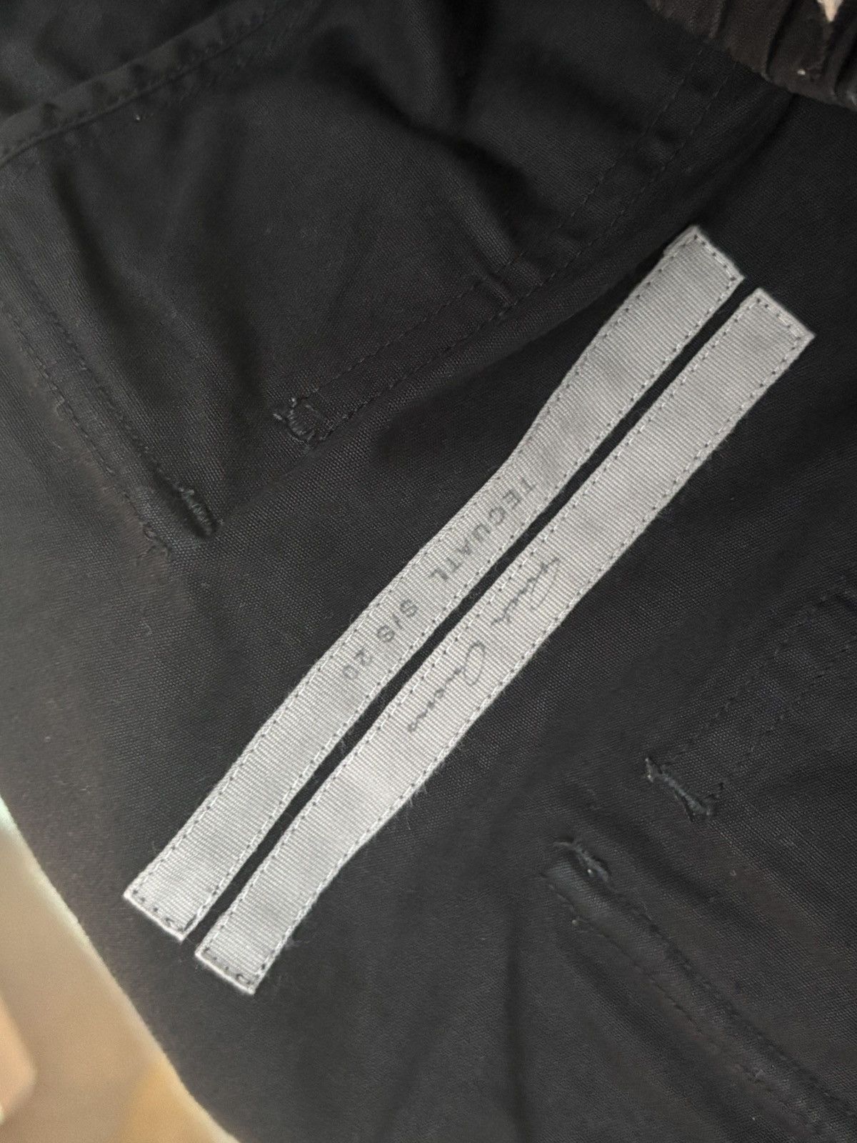 Rick Owens Rick Owens Black Drawstring Long Trousers Size US 30 / EU 46 - 3 Thumbnail