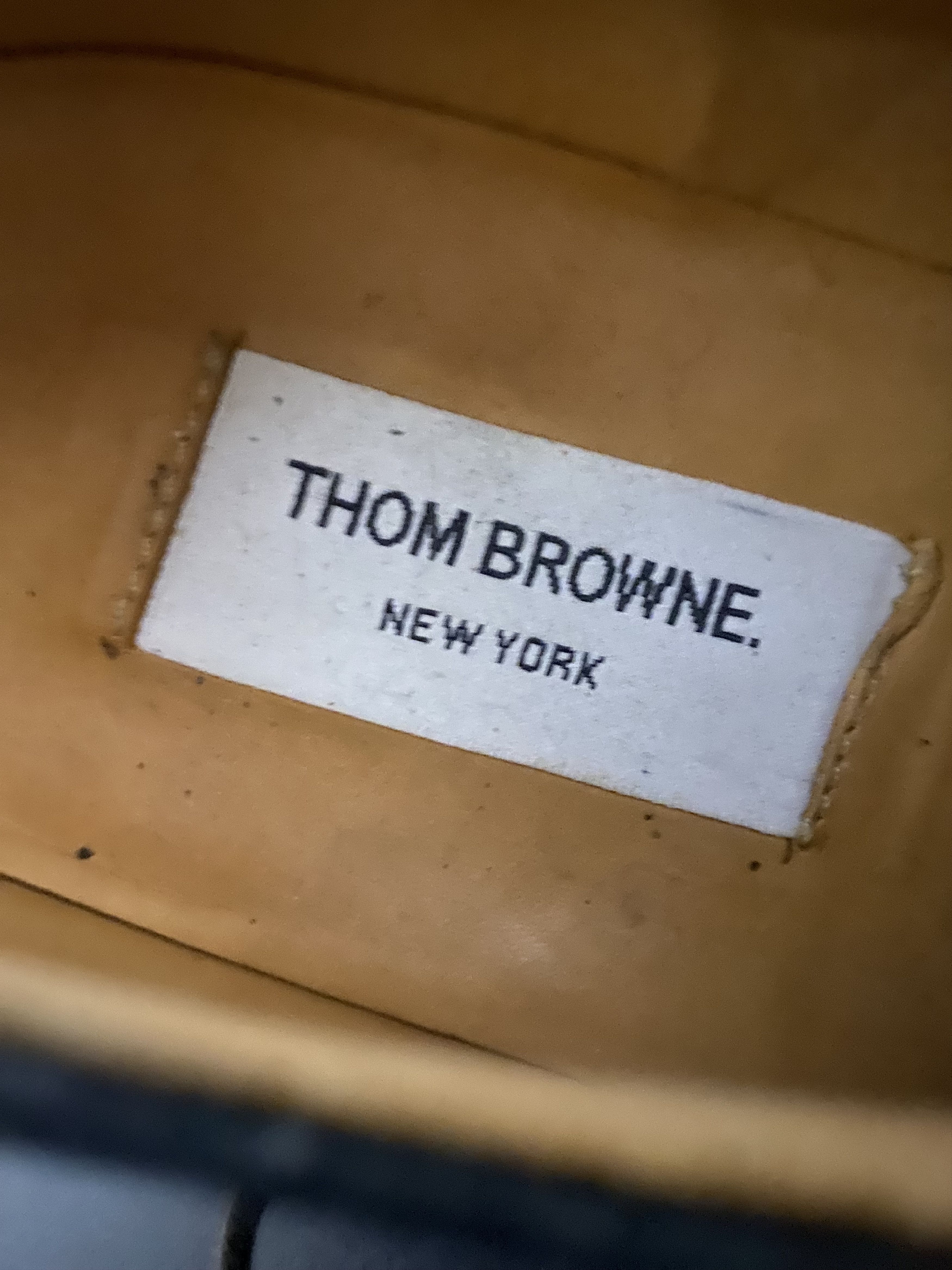 Thom Browne Black Pebble Grain Wingtip Size US 8 / EU 41 - 12 Thumbnail