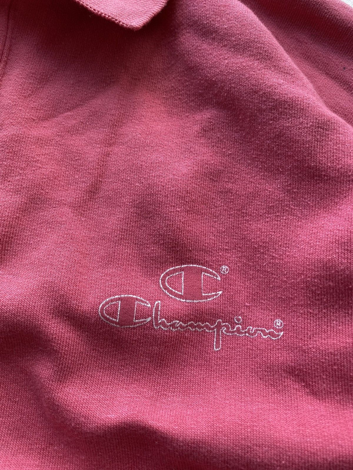 Champion × Vintage 🔥80s Champion Usa Know Now Pink Button Sweatshirt Mens Rare Size US L / EU 52-54 / 3 - 3 Thumbnail