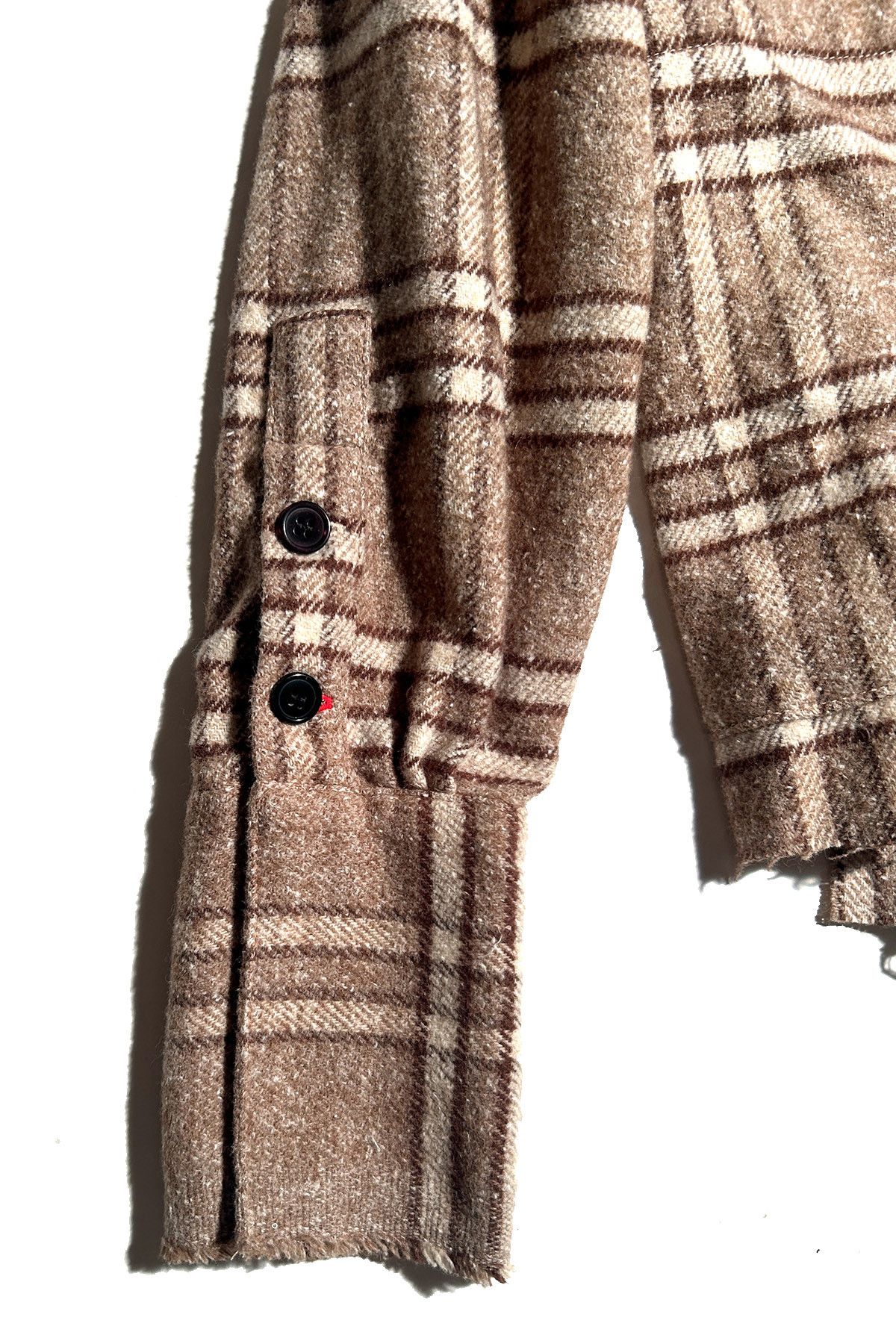 Greg Lauren GREG LAUREN SPLIT WOOL PLAID KIMONO GL1 Size US XL / EU 56 / 4 - 6 Thumbnail