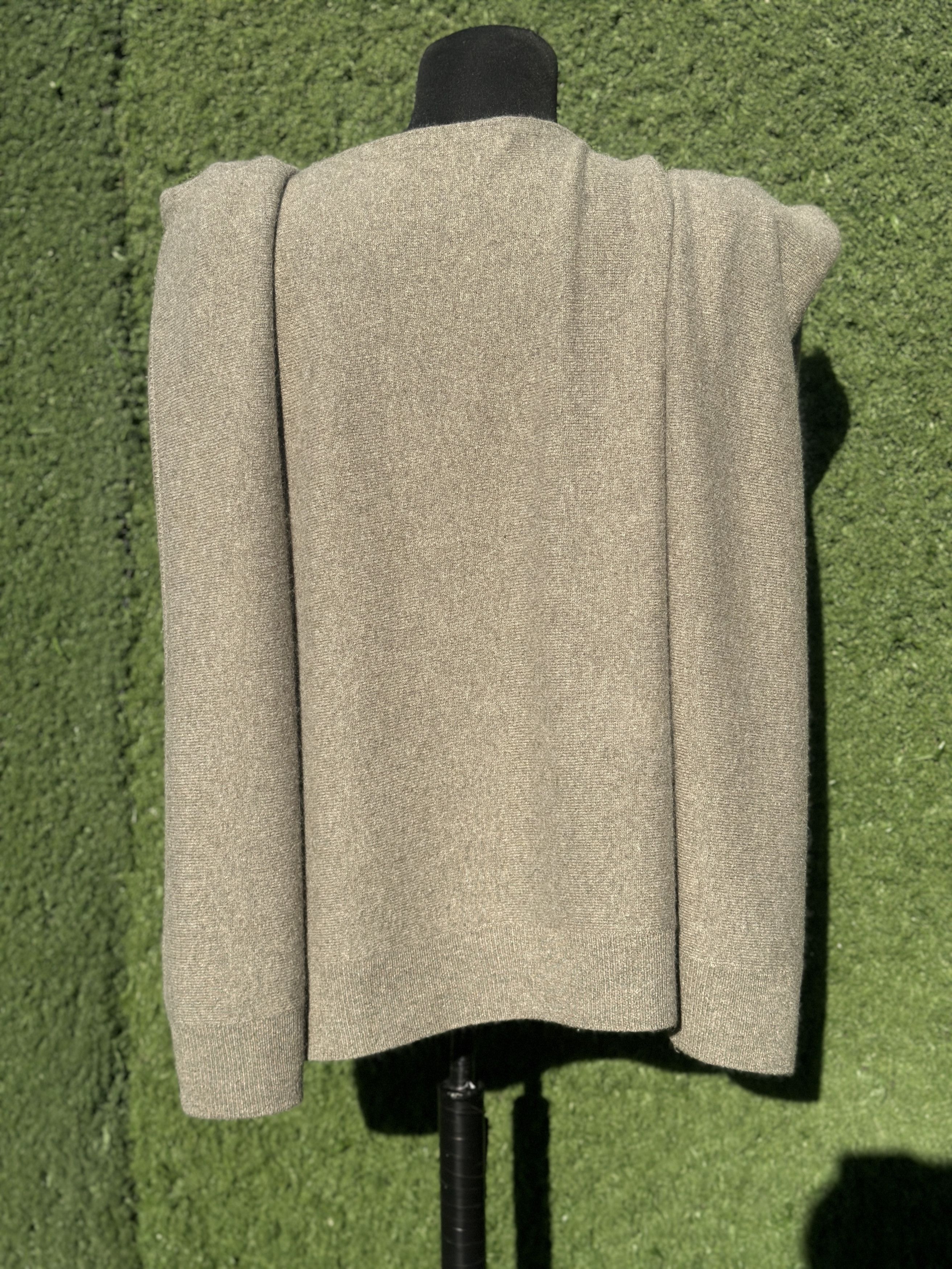 Ralph Lauren Ralph Lauren 100% Cashmere Open-Side Poncho Cardigan Rib ML Size M / US 6-8 / IT 42-44 - 7 Thumbnail