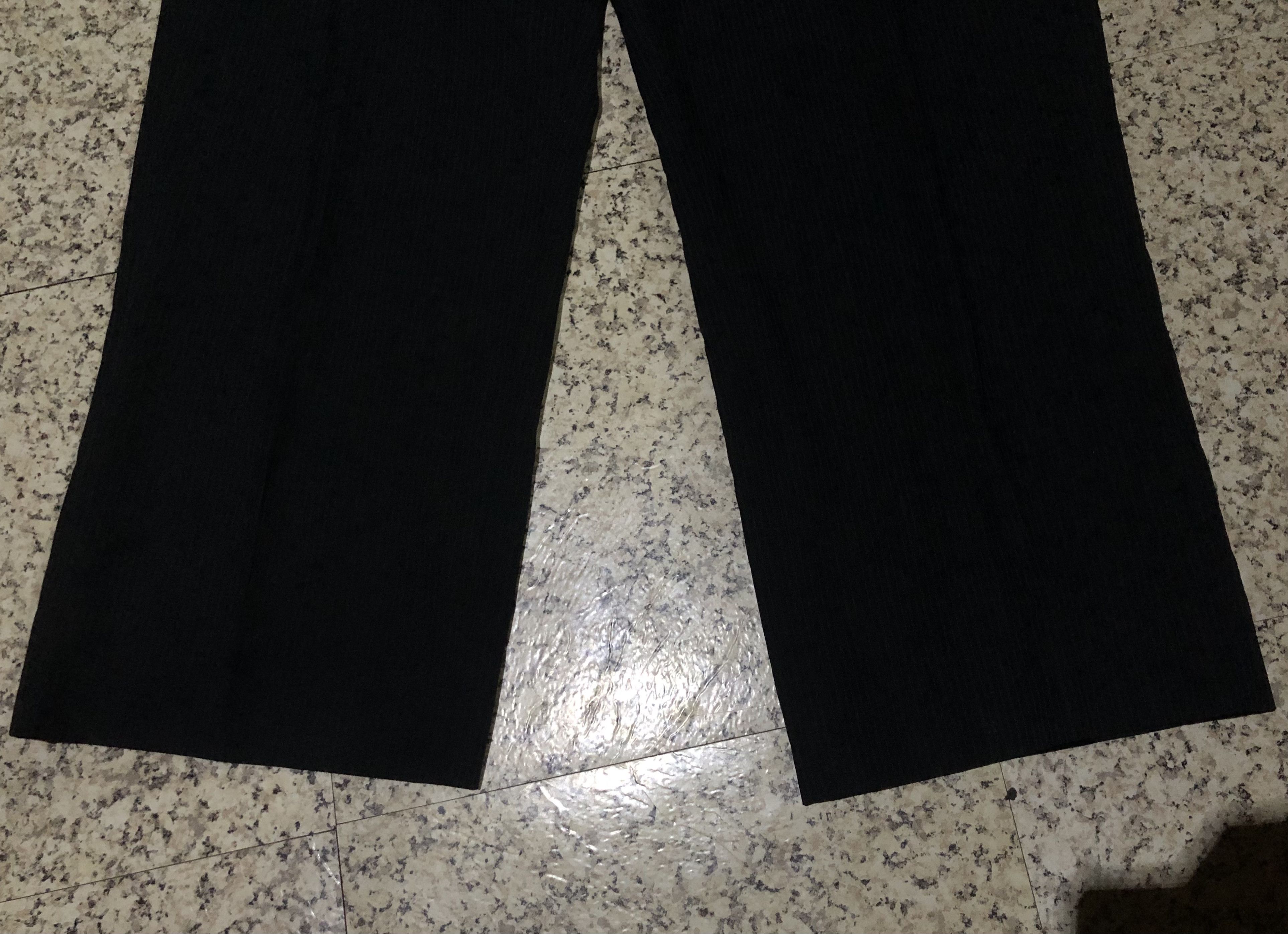 Kansai Yamamoto Vintage 90s SISSI by KANSAI YAMAMOTO Black Cropped Pants Size US 33 - 2 Thumbnail