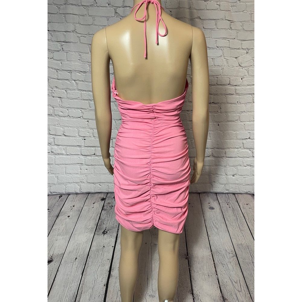 Zara NWT New Zara Pink Cut Out Mini Dress Size XS Size XS / US 0-2 / IT 36-38 - 5 Thumbnail
