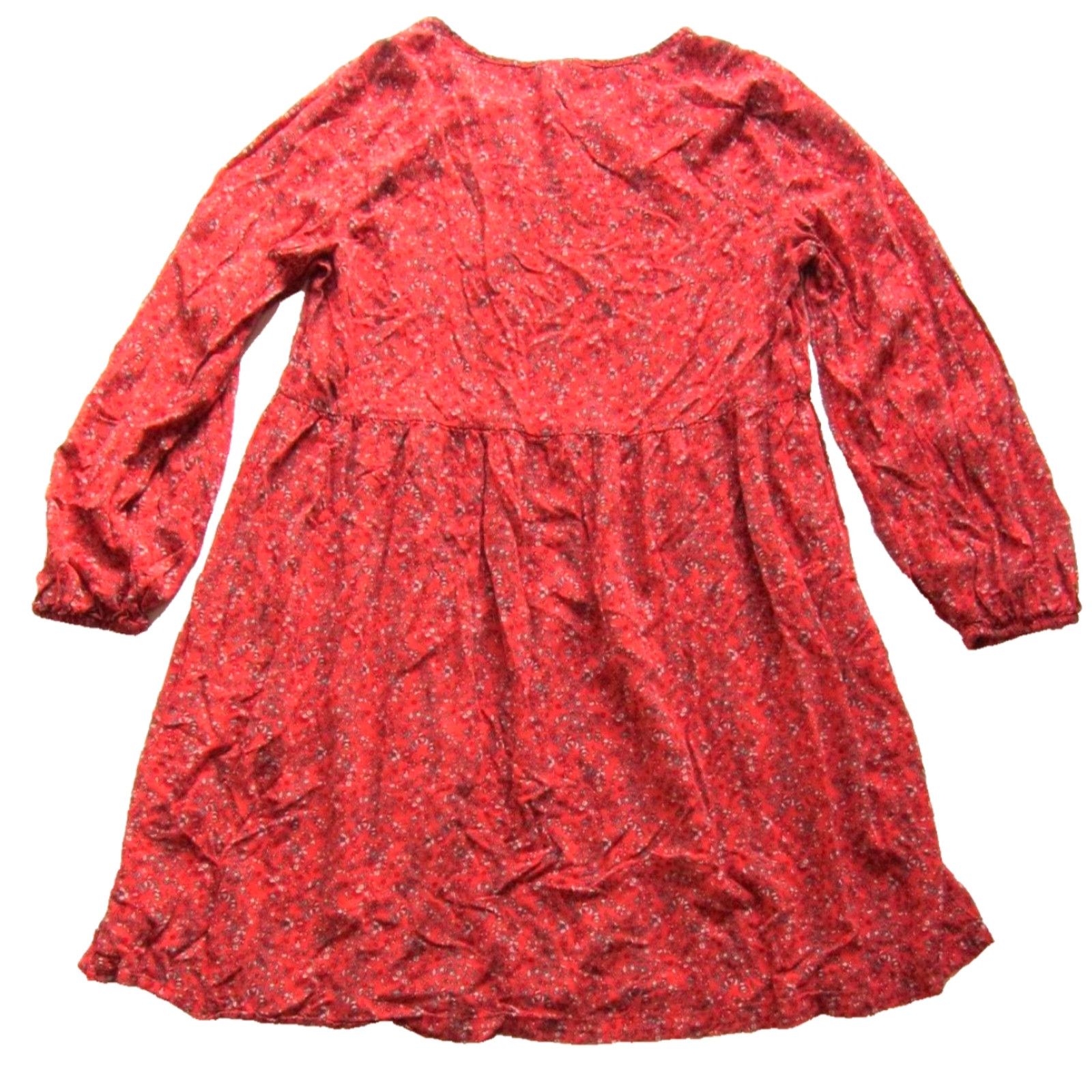 Old Navy Old Navy Floral Long Sleeve Sun Dress Smock 100% Rayon Pink Green Floral Dress Medium Womens Size M / US 6-8 / IT 42-44 - 2 Thumbnail