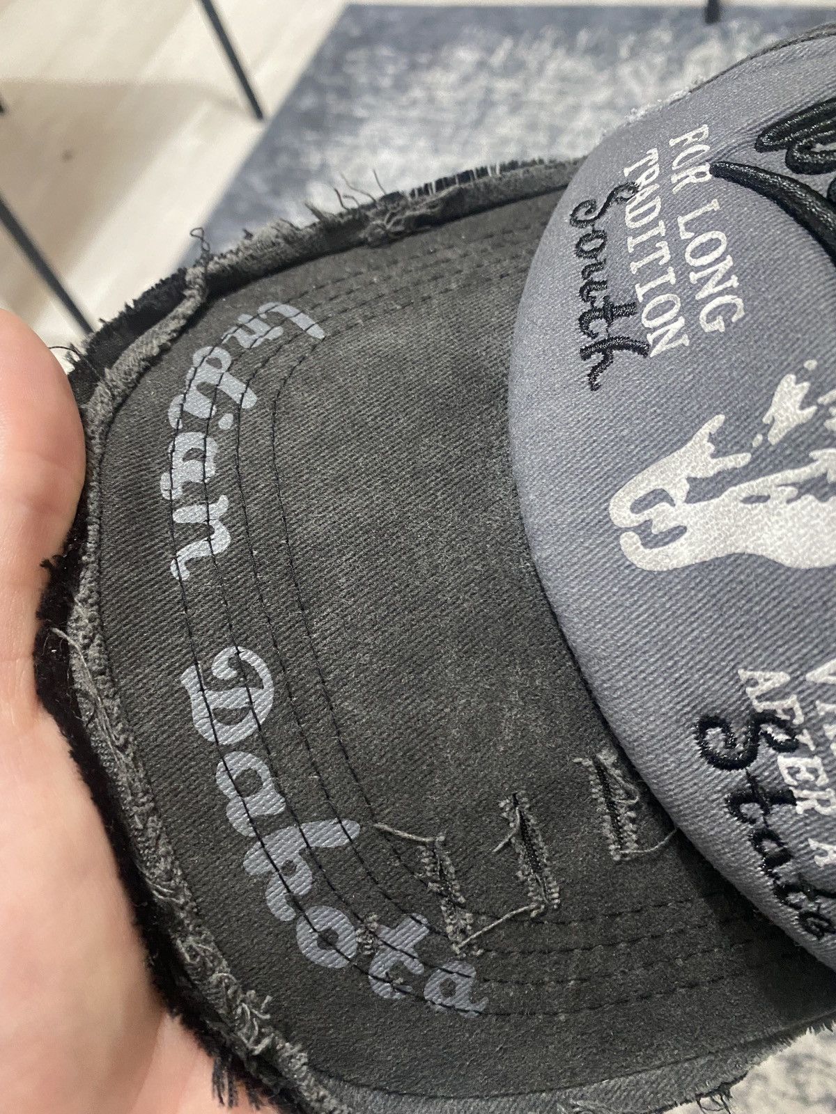 Cowboy Equipment × Vintage Black rabel Indian dakota distressed cap Size ONE SIZE - 8 Thumbnail
