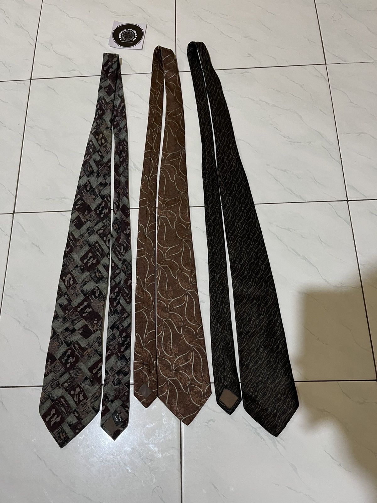 Issey Miyake 🔥Vintage Issey Miyake Ties Size ONE SIZE - 2 Thumbnail