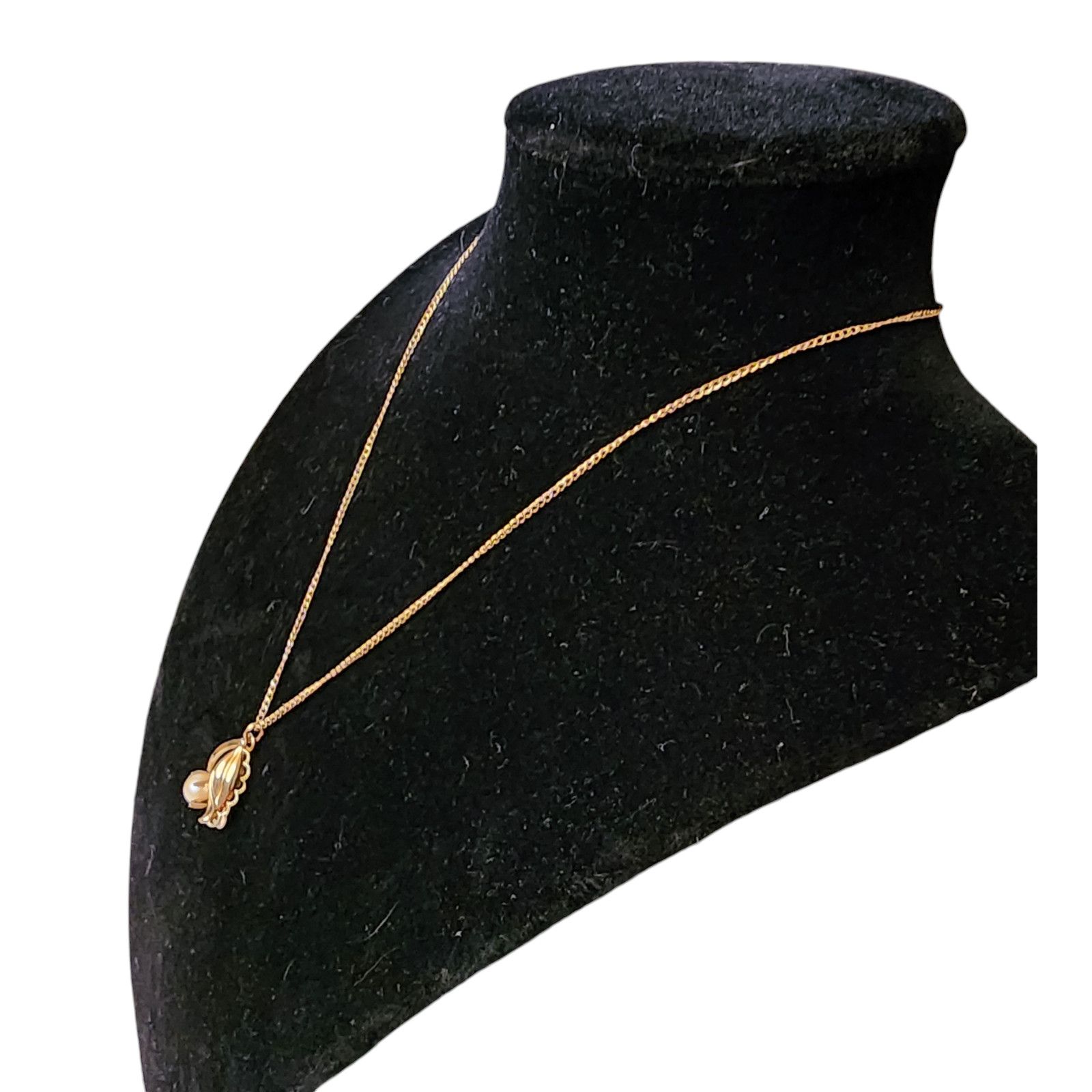 The Unbranded Brand Unbranded 12/20 gold filled faux pearl pendant necklace Size ONE SIZE - 8 Thumbnail