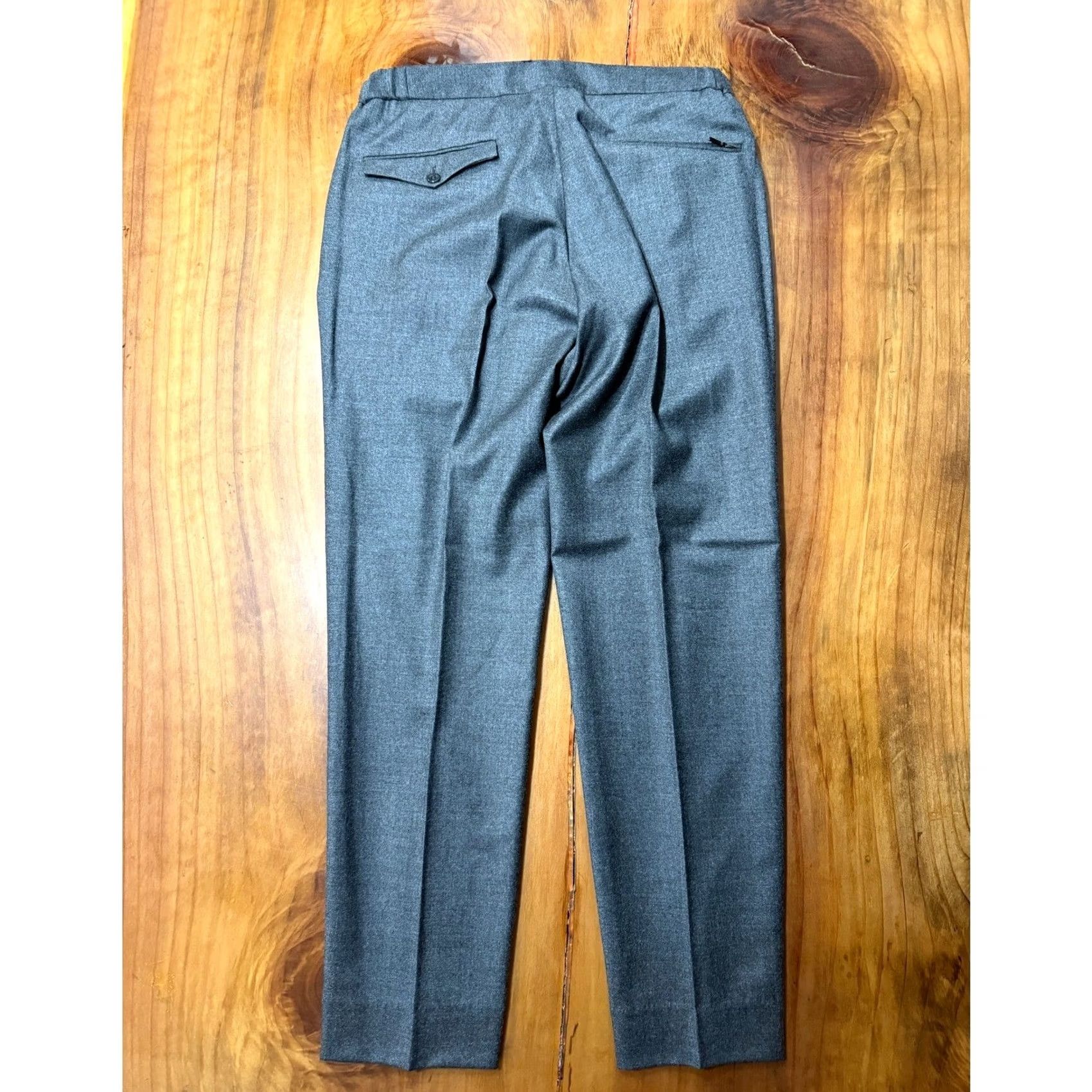 Incotex INCOTEX Dress Pants 32 x 30 Wool Straight Flat Regular fit Designer S3-4 Mens Gray Size US 32 / EU 48 - 7 Thumbnail