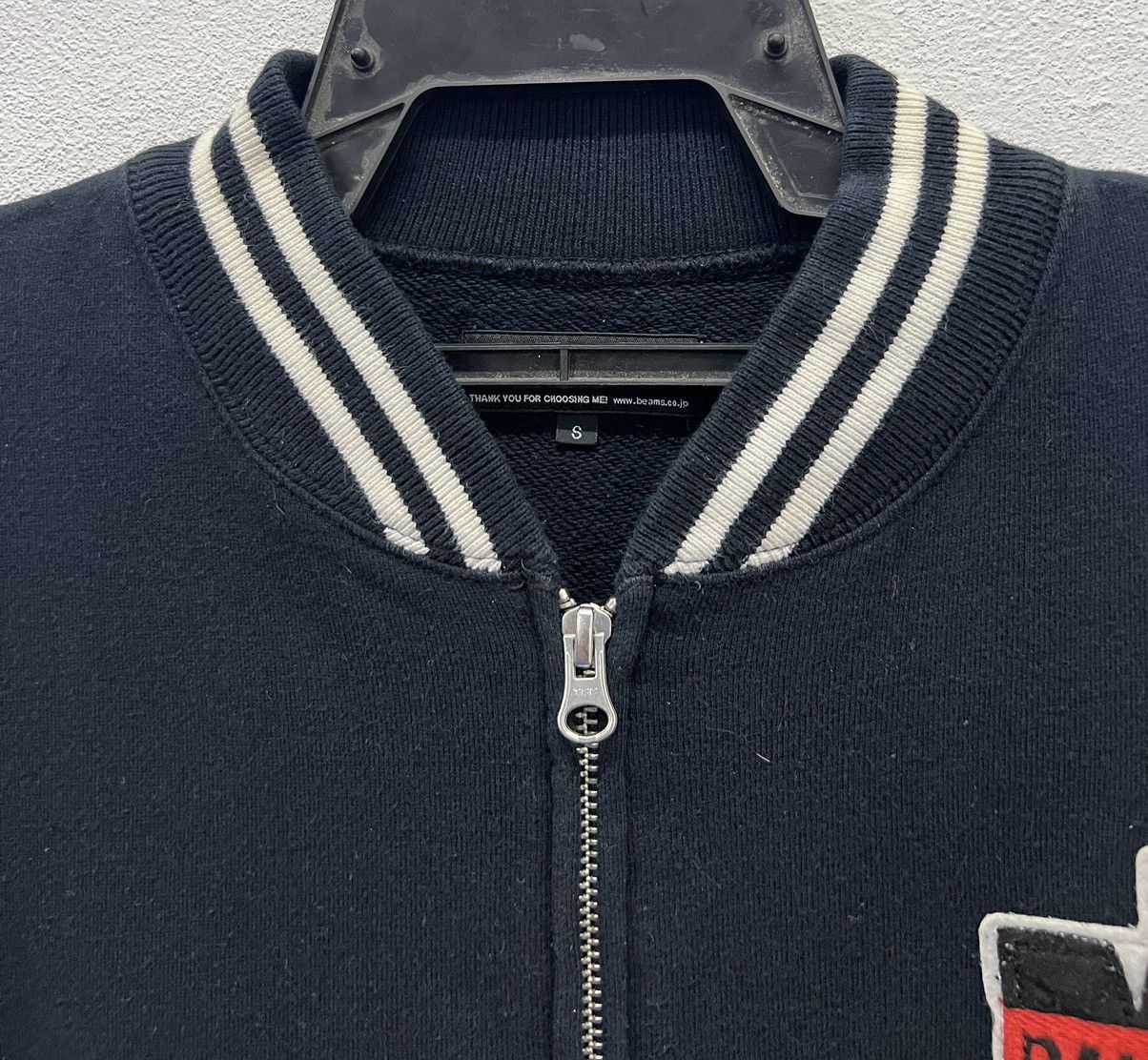 Beams Plus BEAMS x Danklows Varsity Jacket Black/White Cotton Zip-Up Size US S / EU 44-46 / 1 - 9 Thumbnail