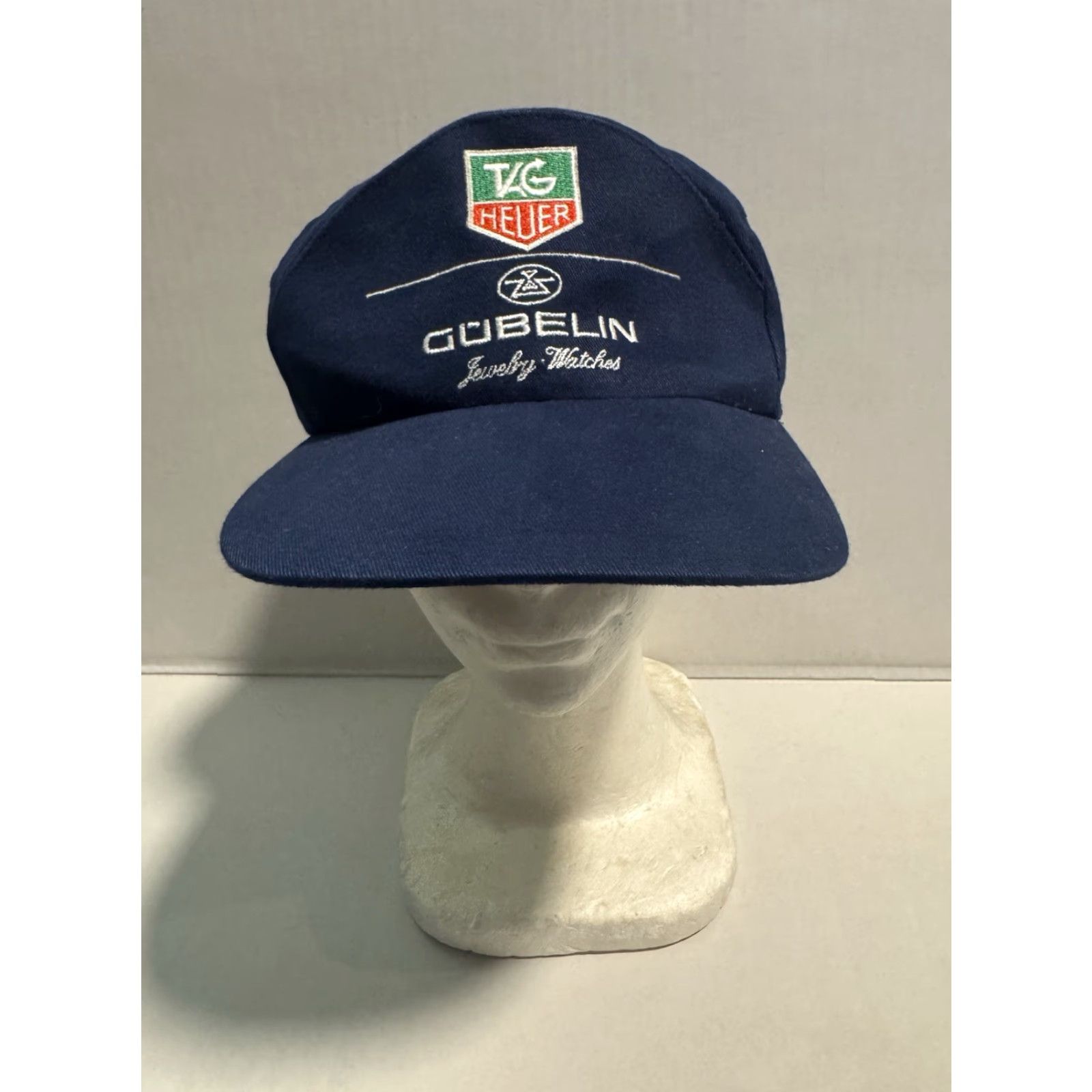 Tag Heuer VINTAGE Tag Heuer Hat Cap Trikora 90's Promo X Gübelin Baseball Cap Men One Size Blue Adjustable Size ONE SIZE - 2 Thumbnail